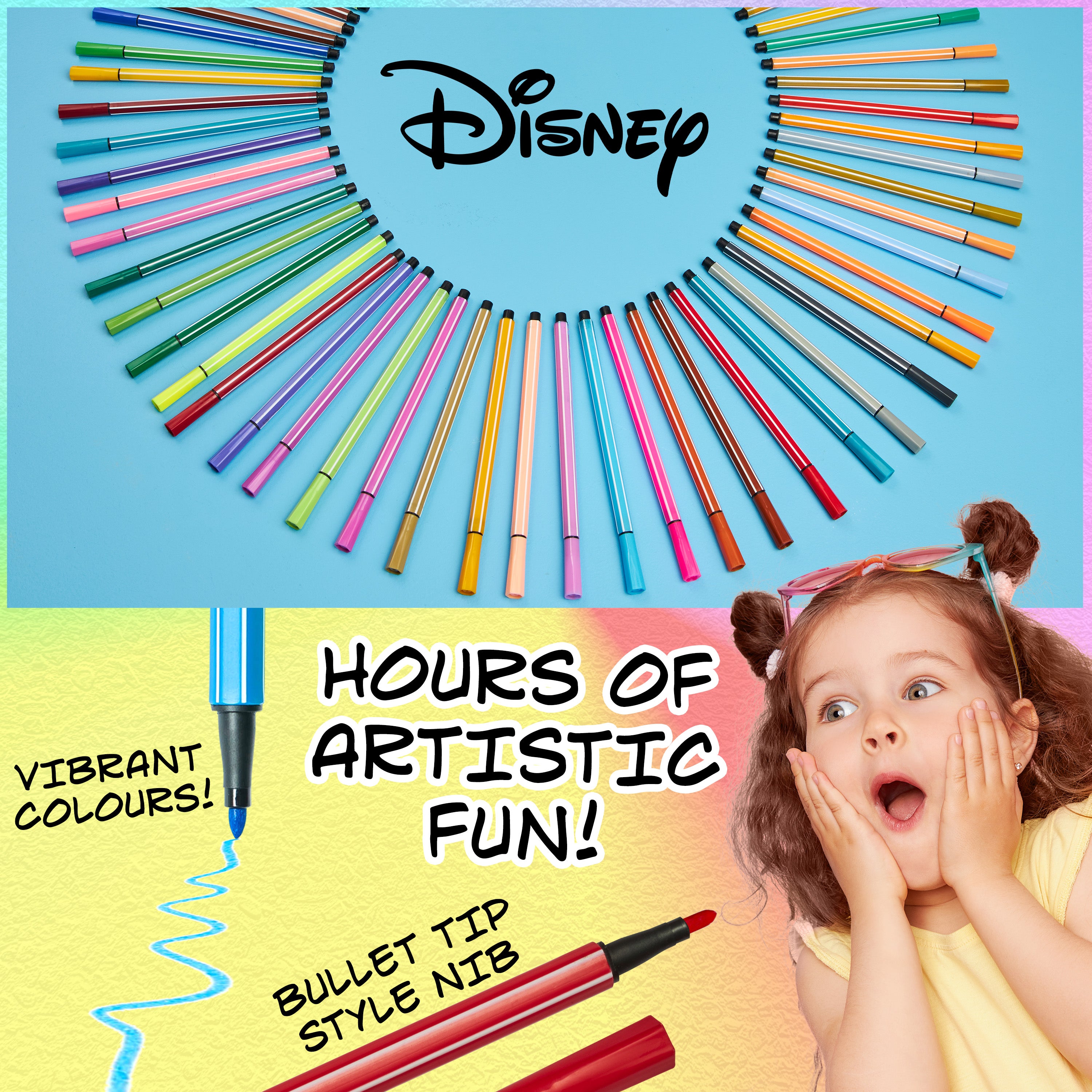 disney-minnie-feutres-coloriage-enfant-rose-lot-60 image 5