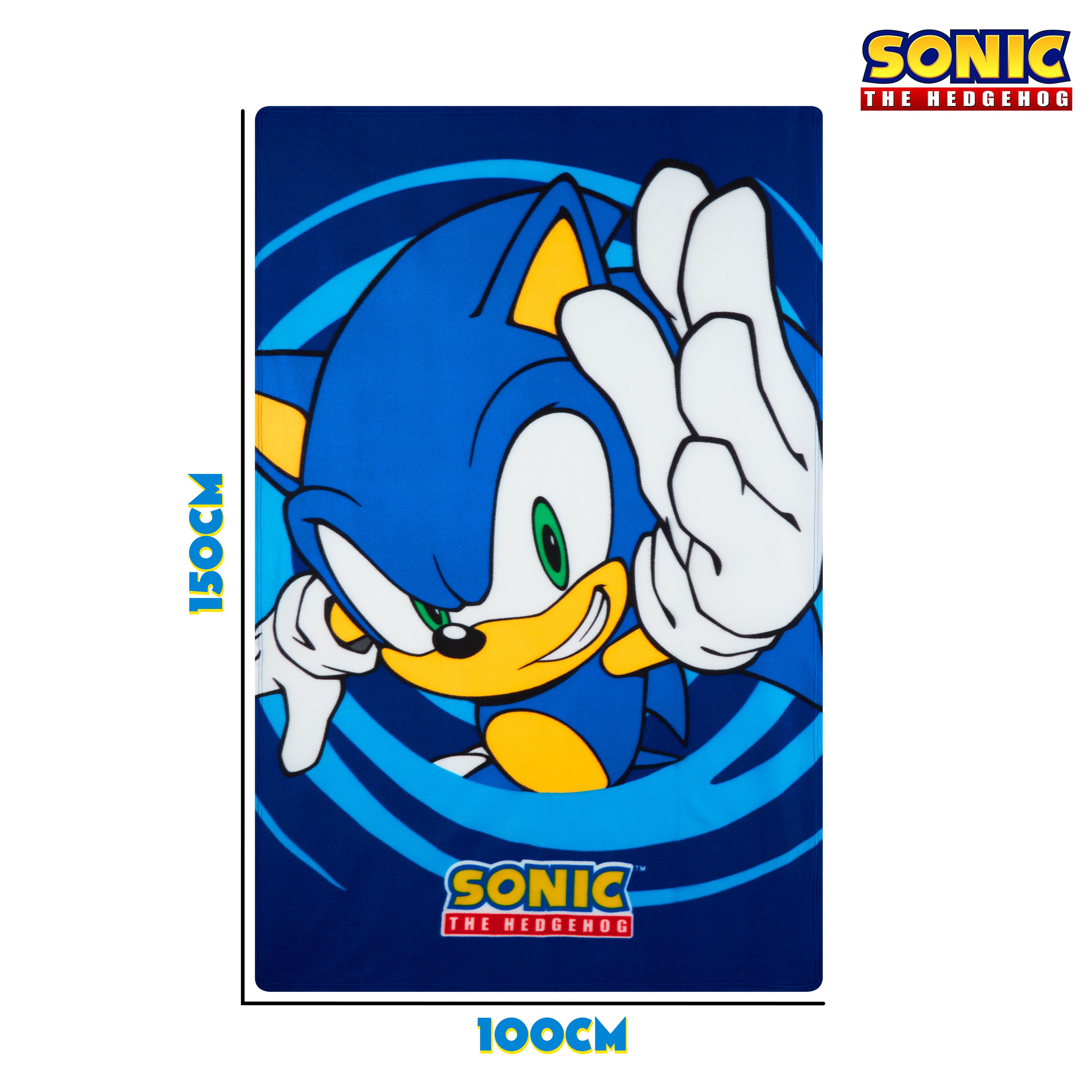 sonic-the-hedgehog-plaid-polaire-enfant-100x150-cm image 5