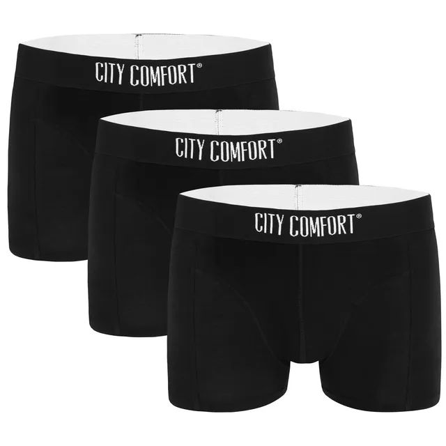 citycomfort-lot-3-boxers-homme-bambou-respirant-s-4xl image 1