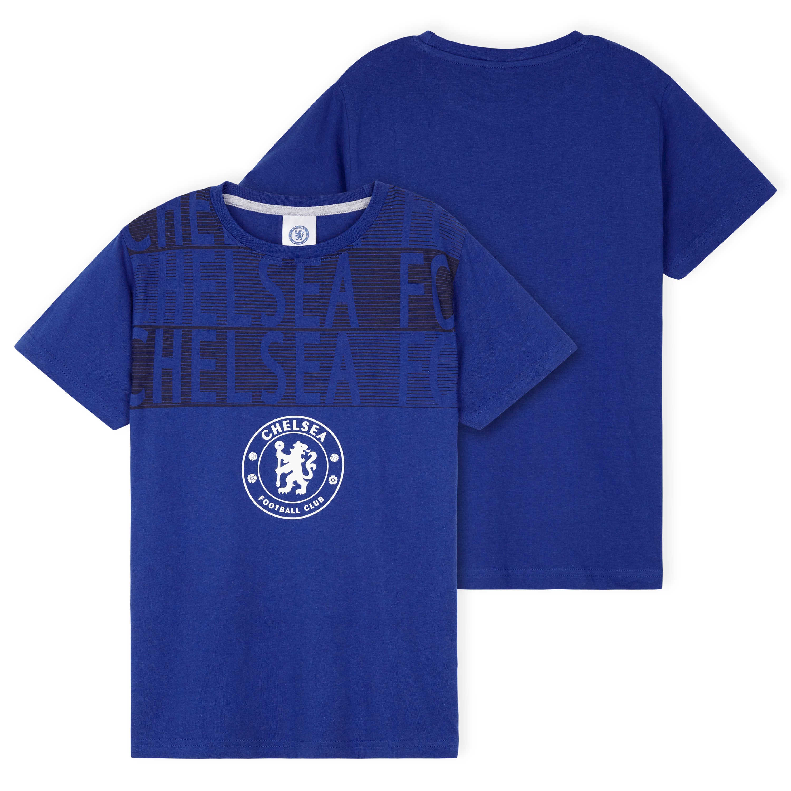 chelsea-fc-pyjama-gar-on-coton-bleu-gris-5-6-ans image 2