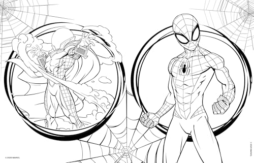 marvel-spider-man-mon-gros-coloriage-stickers-livre-4-ans image 5