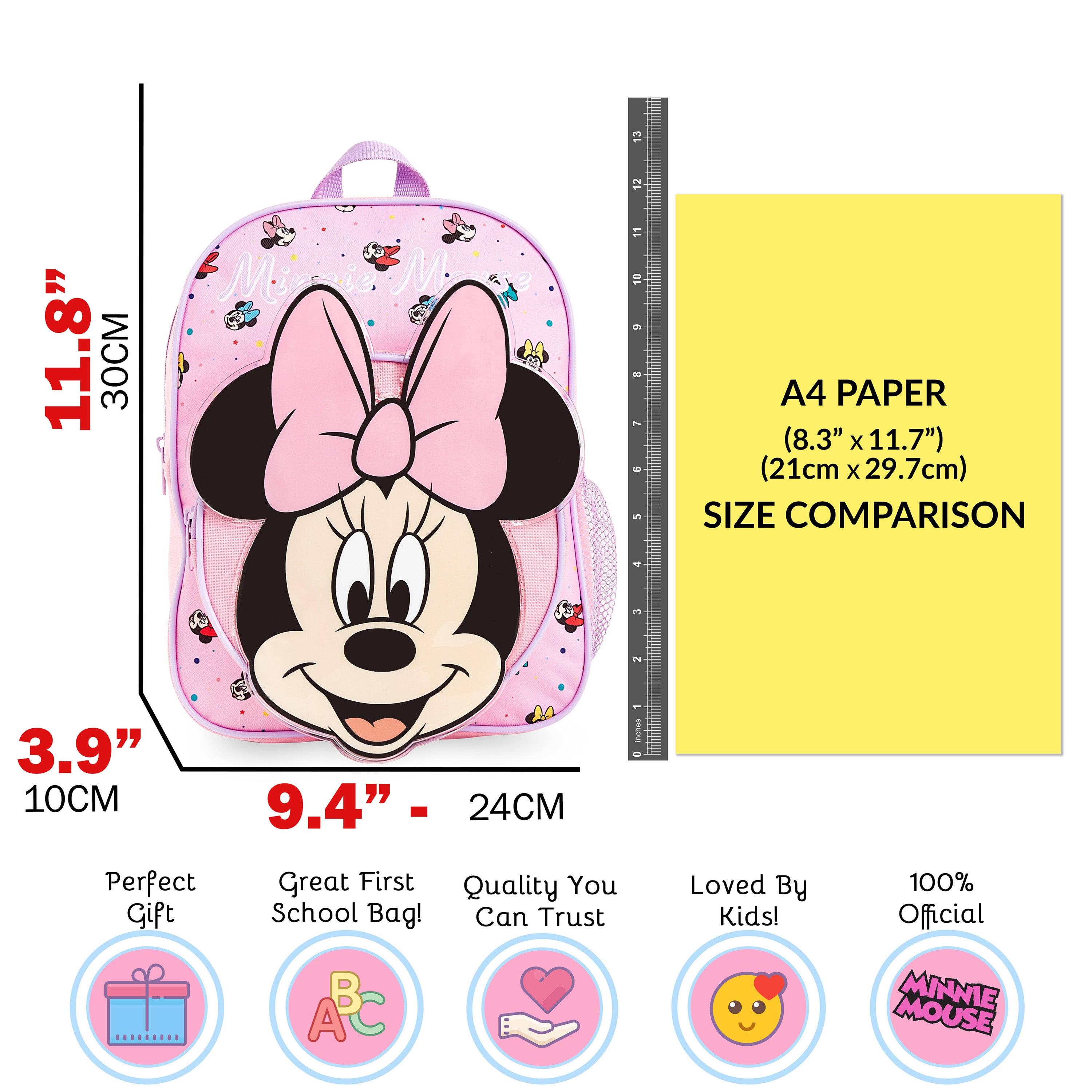 disney-minnie-mouse-sac-a-dos-fille-maternelle-petit image 2