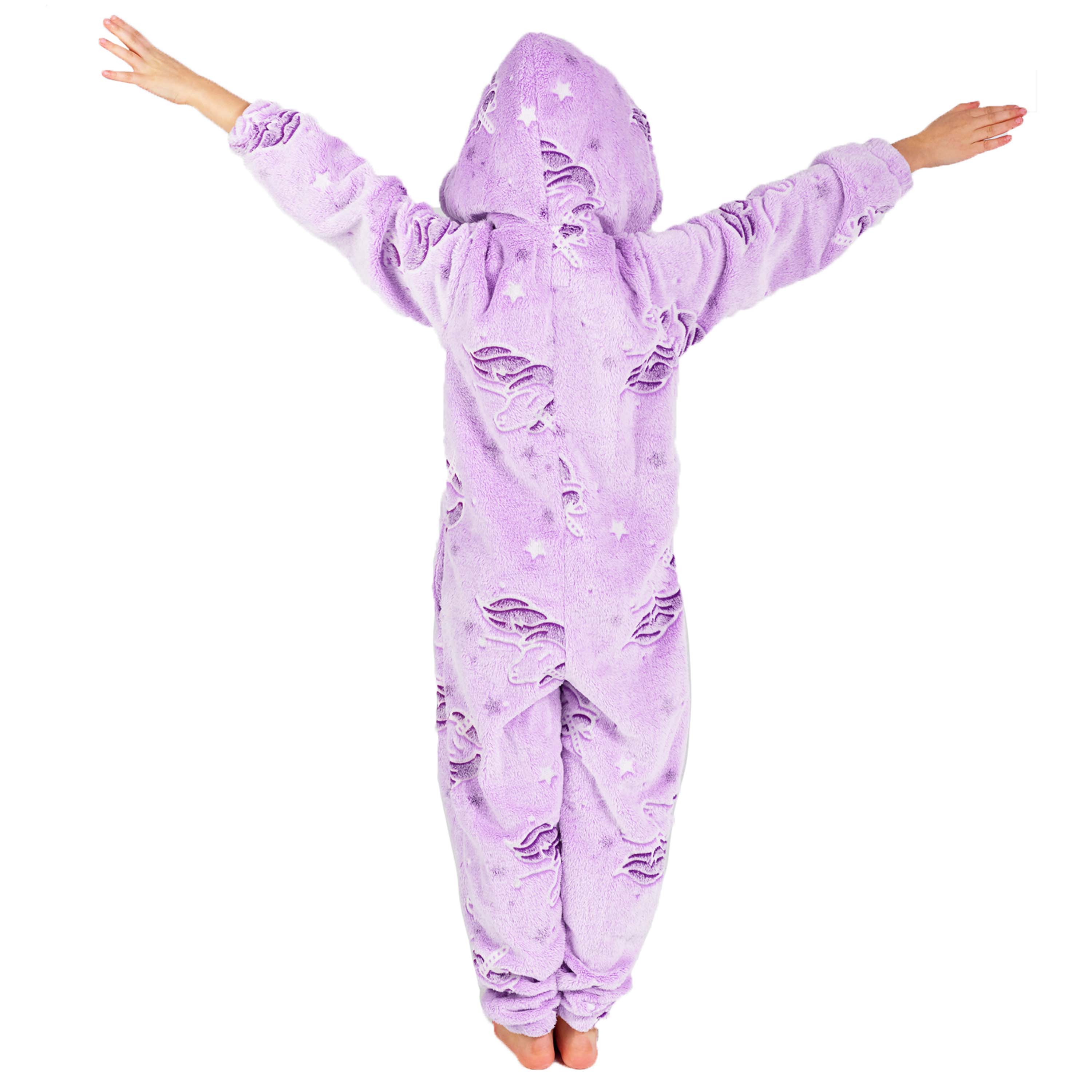 citycomfort-combinaison-pyjama-fille-licorne-phosphorescent image 7
