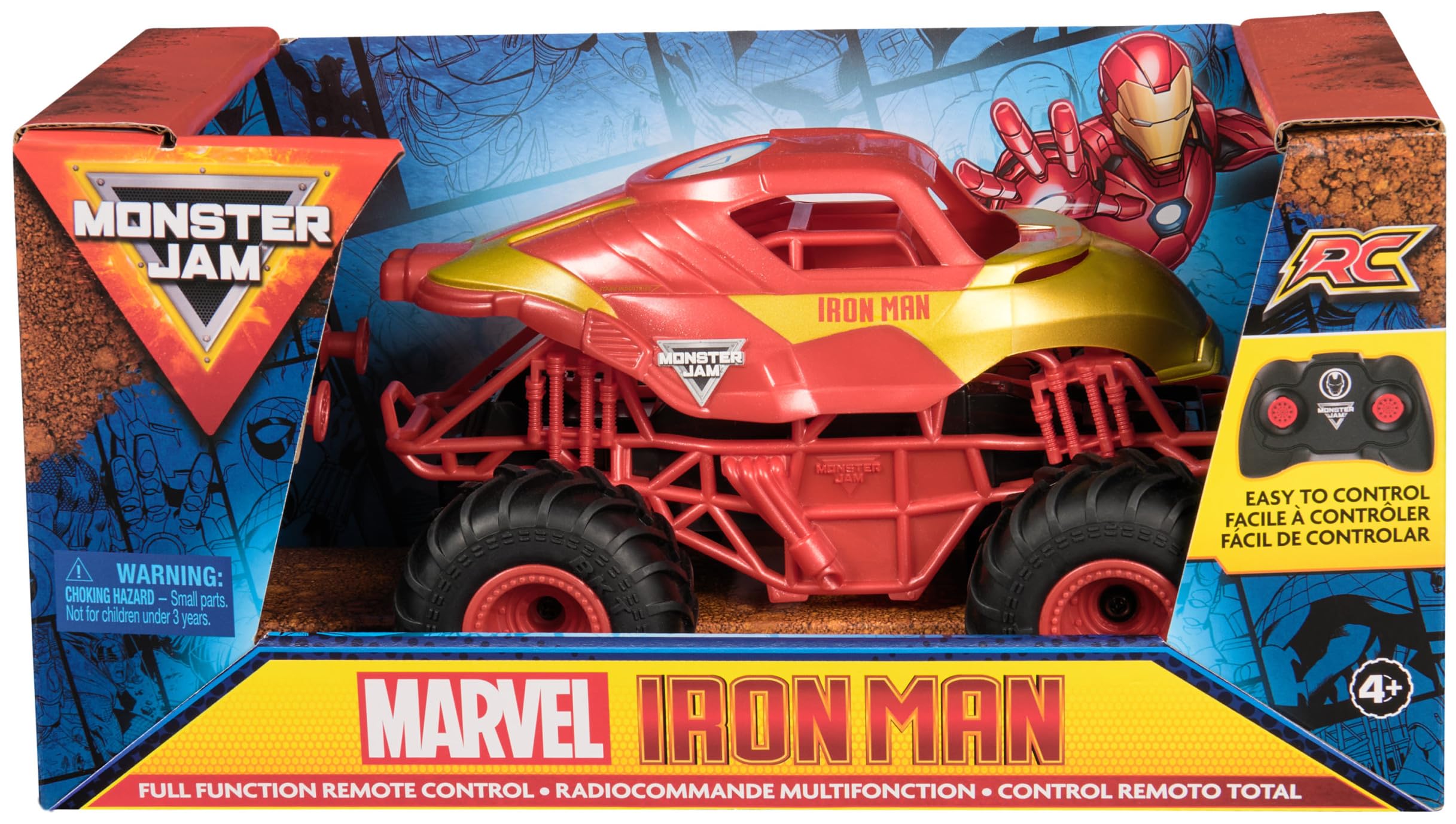 monster-jam-marvel-iron-man-monster-truck-radiocommand-1-24 image 2