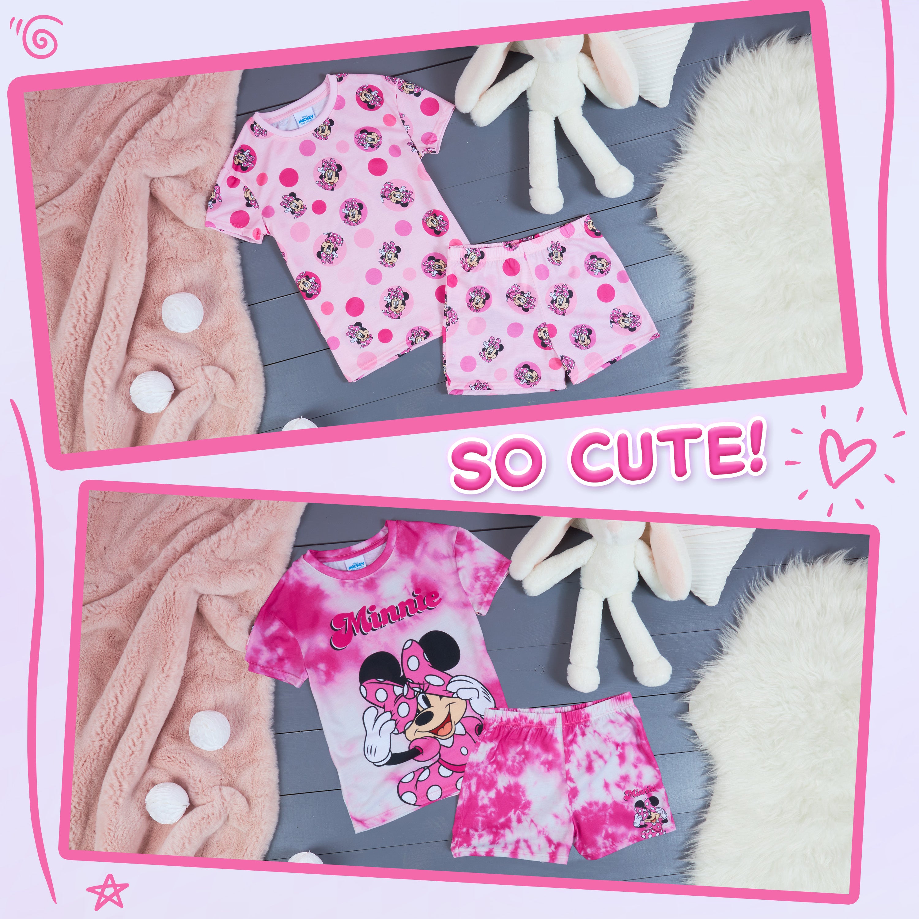 get-trend-pyjama-fille-manches-courtes-lot-2-minnie-2-3-ans image 5