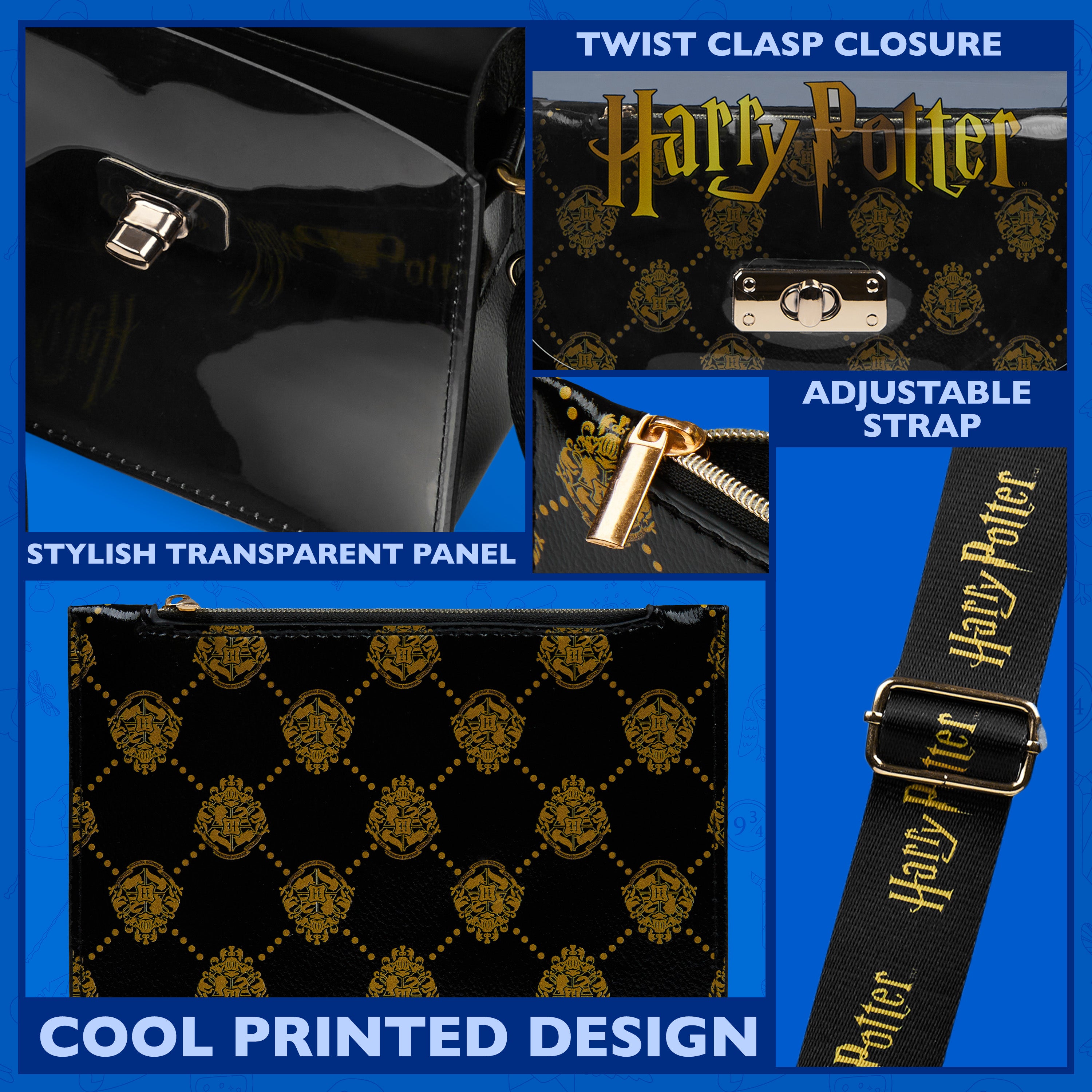 harry-potter-sac-bandouli-re-fille-pochette-noire-poudlard image 4