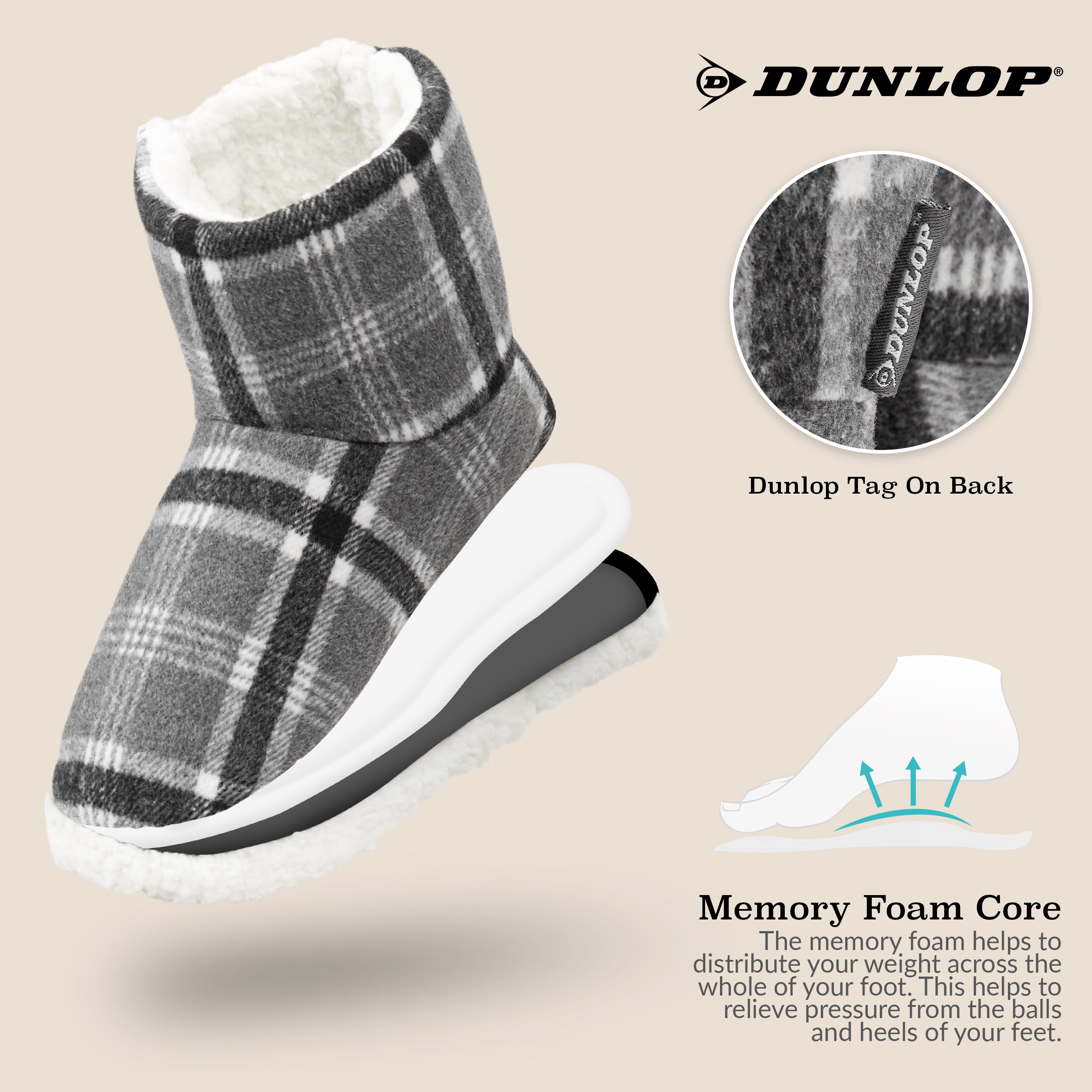 dunlop-chaussons-homme-bottines-m-moire-chaude-7-12 image 4