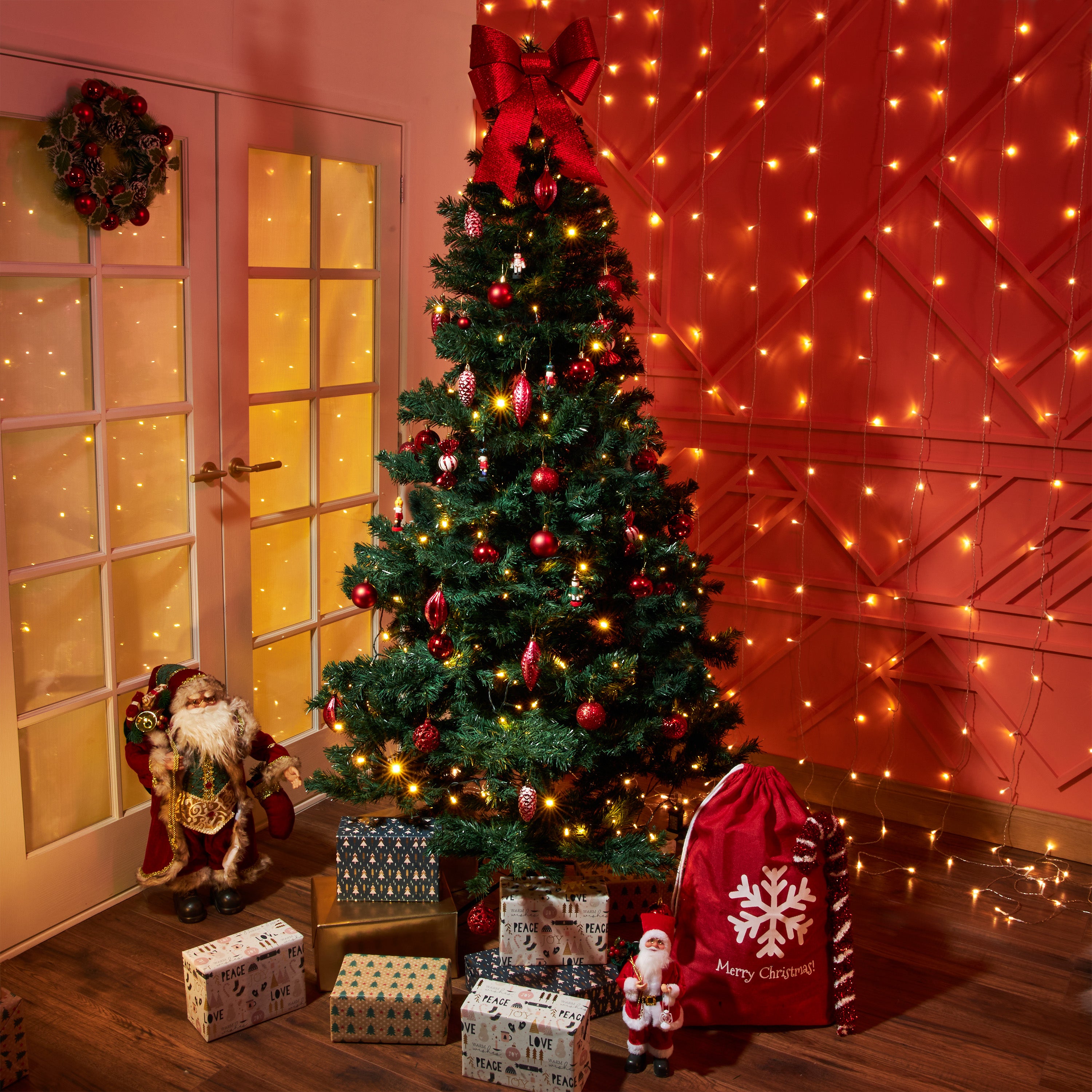 deco-express-sapin-artificiel-vert-6-8ft-pied-m-tal-r-aliste image 5