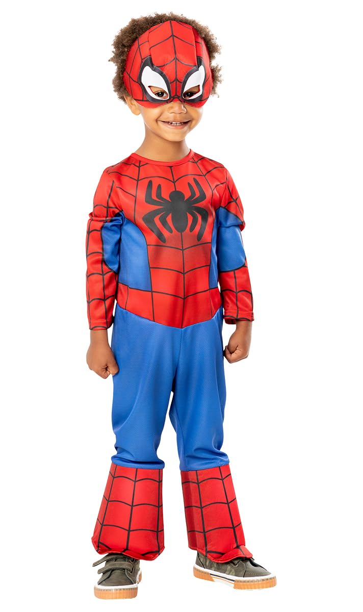 marvel-costumes-spidey-classique-d-guisement-enfant-3-4-ans-avec-masque image 1