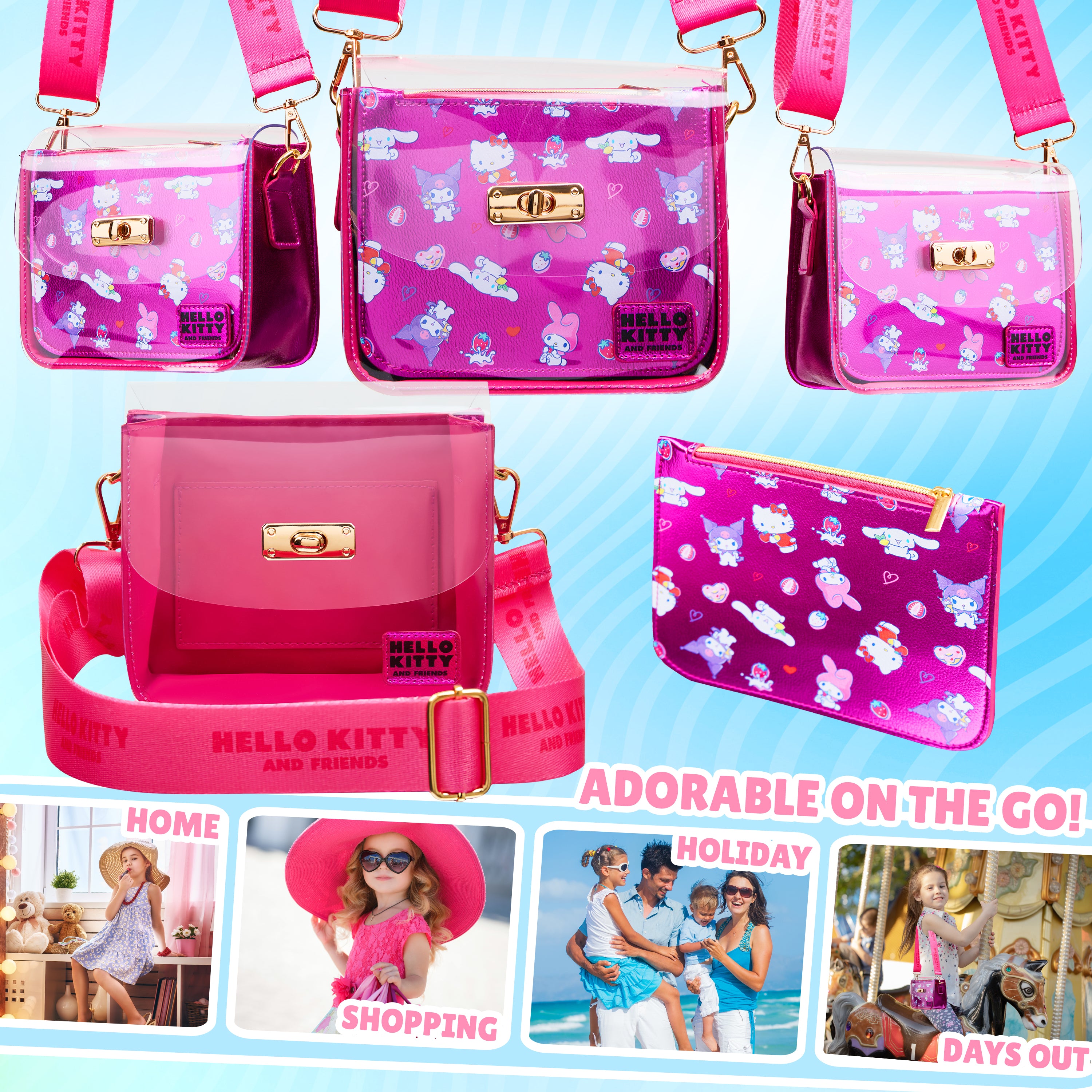 hello-kitty-sac-bandouli-re-fille-avec-porte-monnaie image 2
