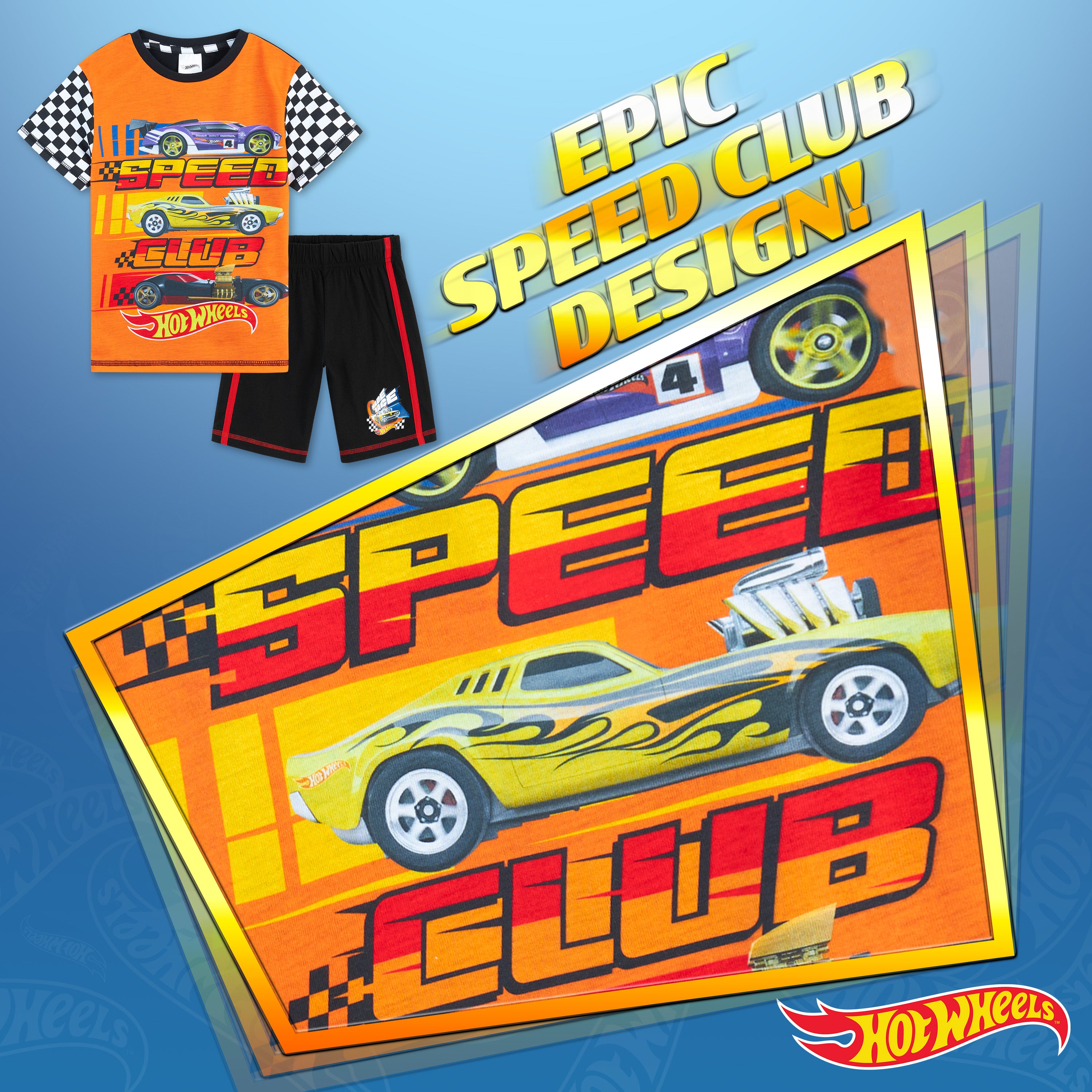 hot-wheels-pyjama-gar-on-court-coton-3-4-ans image 3