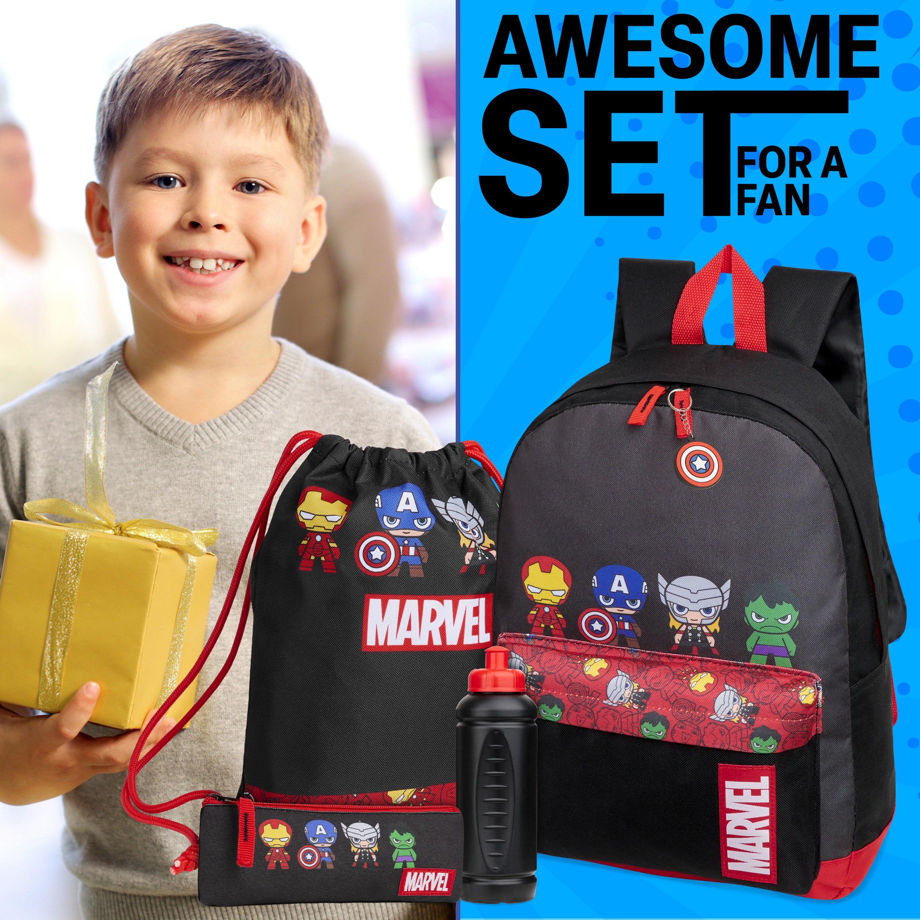 marvel-cartable-gar-on-5-pi-ces-sac-dos-trousse-gourde image 3
