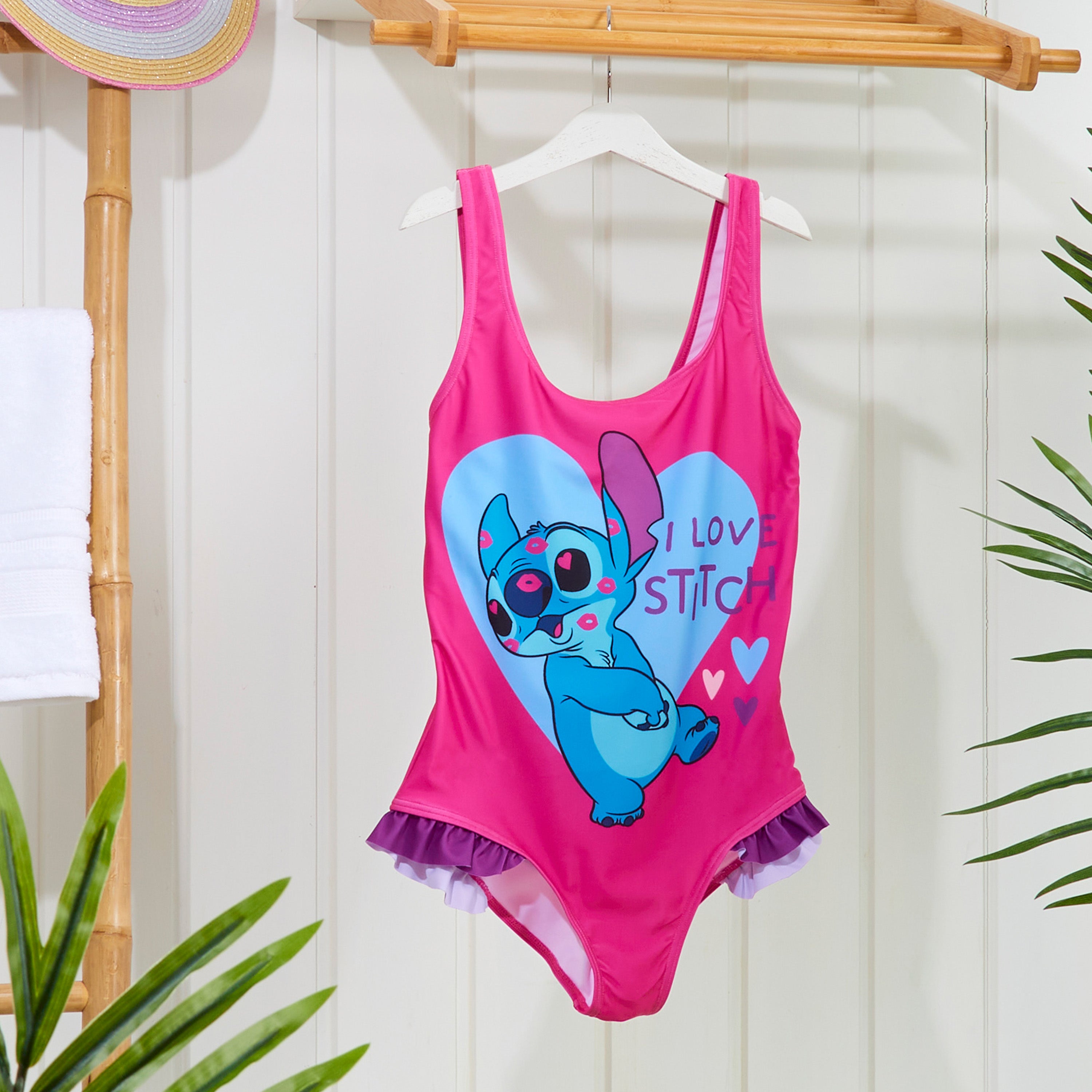 disney-stitch-maillot-bain-fille-une-pi-ce-stretch-piscine image 2