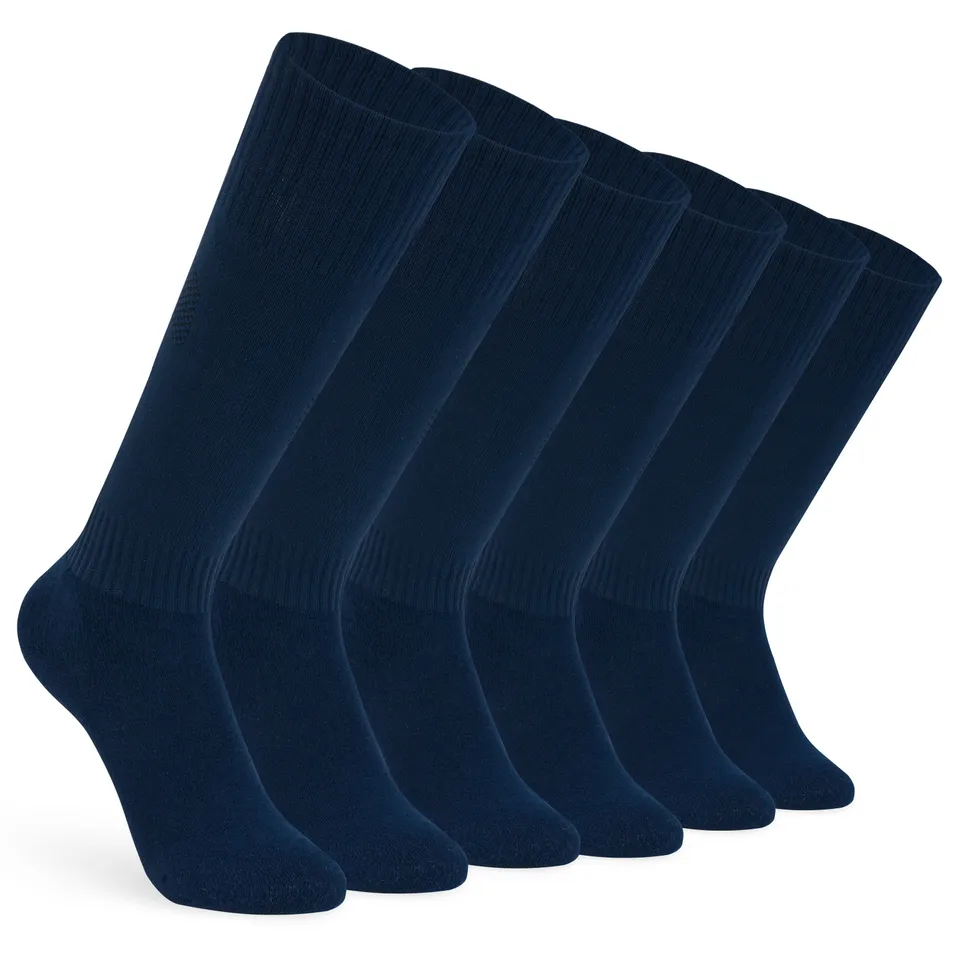 citycomfort-chaussettes-foot-enfant-hautes-marine-lot-3-coton image 1