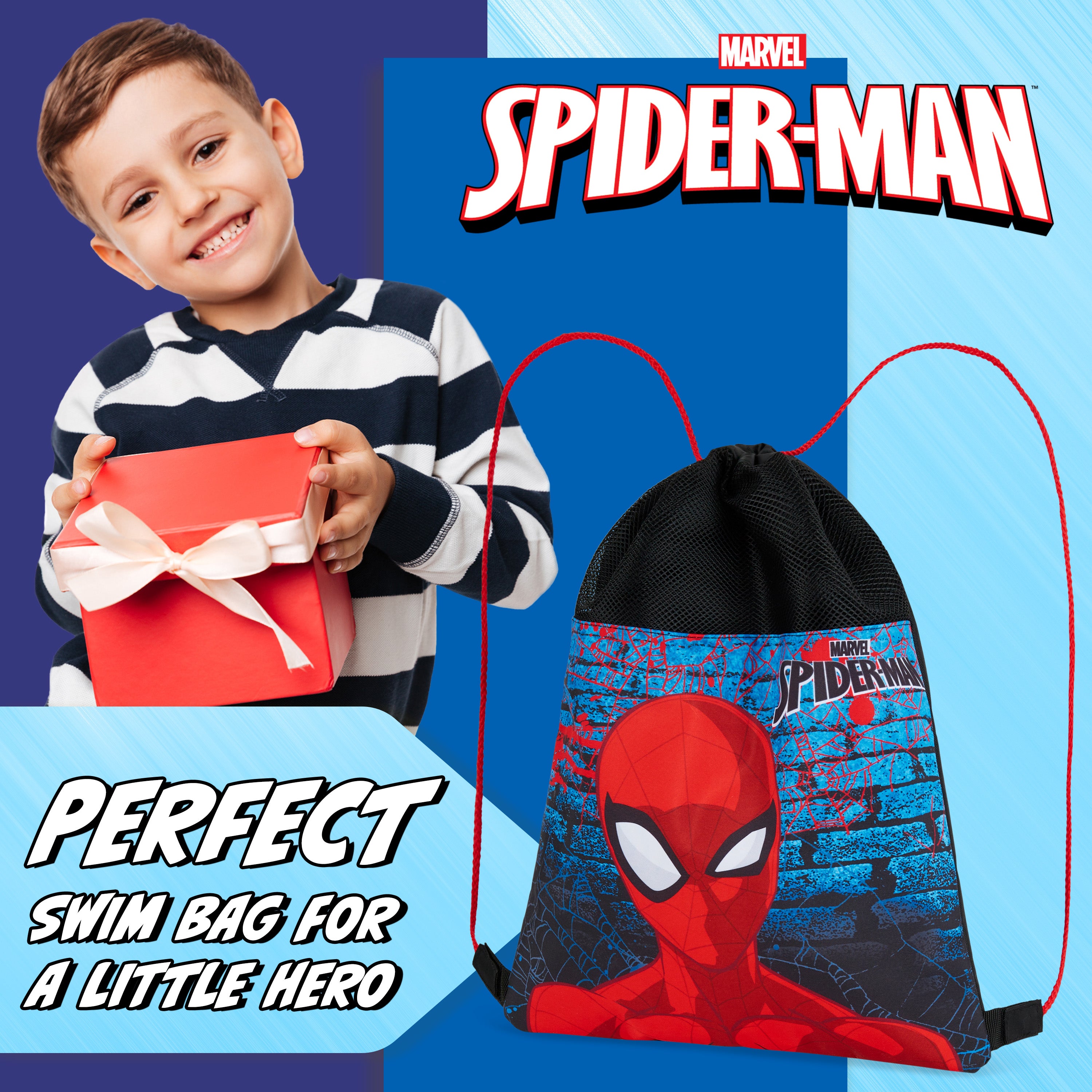 spiderman-sac-ficelle-enfant-piscine-sport-disney image 3