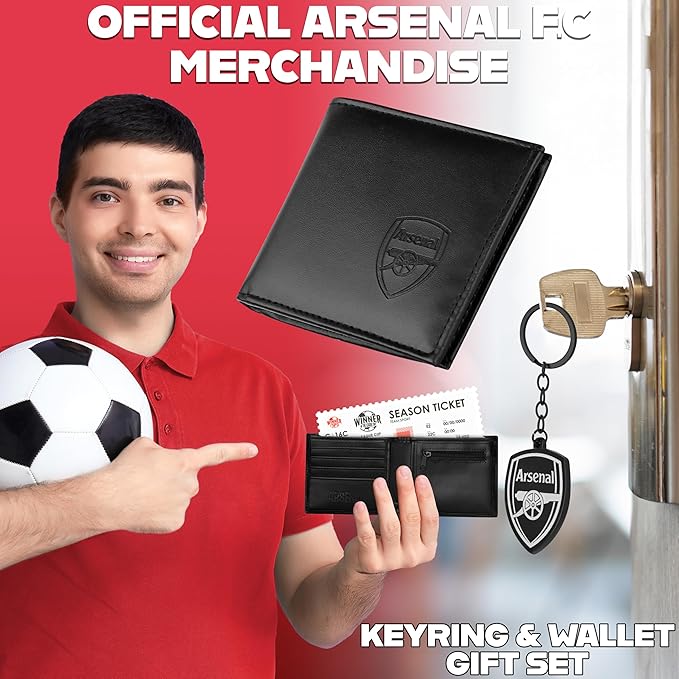 arsenal-portefeuille-homme-porte-cl-s-cusson-officiel image 3