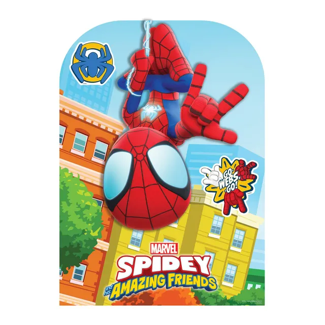 marvel-legends-sc4321-d-cor-carton-3d-spidey-spider-anniversaire image 1
