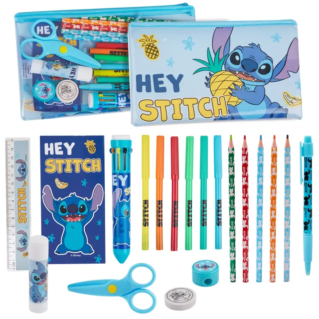 disney-stitch-trousse-garnie-bleue-papeterie-enfant image 1