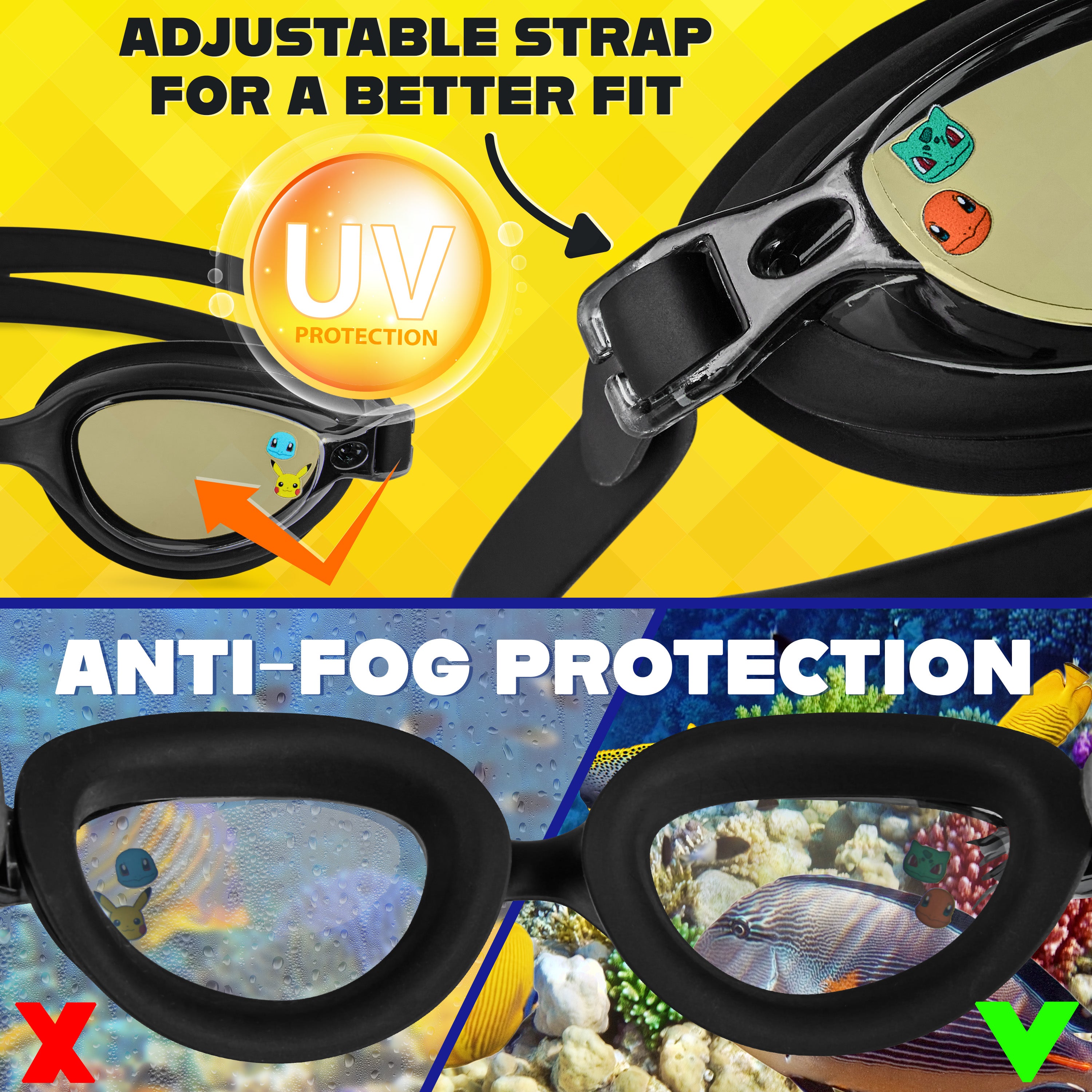 get-trend-boys-lunettes-natation-bonnet-enfant-anti-bu-e-pokemon image 6