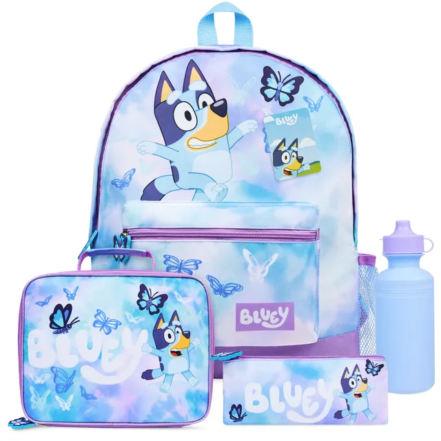 bluey-set-scolaire-4-pi-ces-sac-dos-papillon-gourde image 1