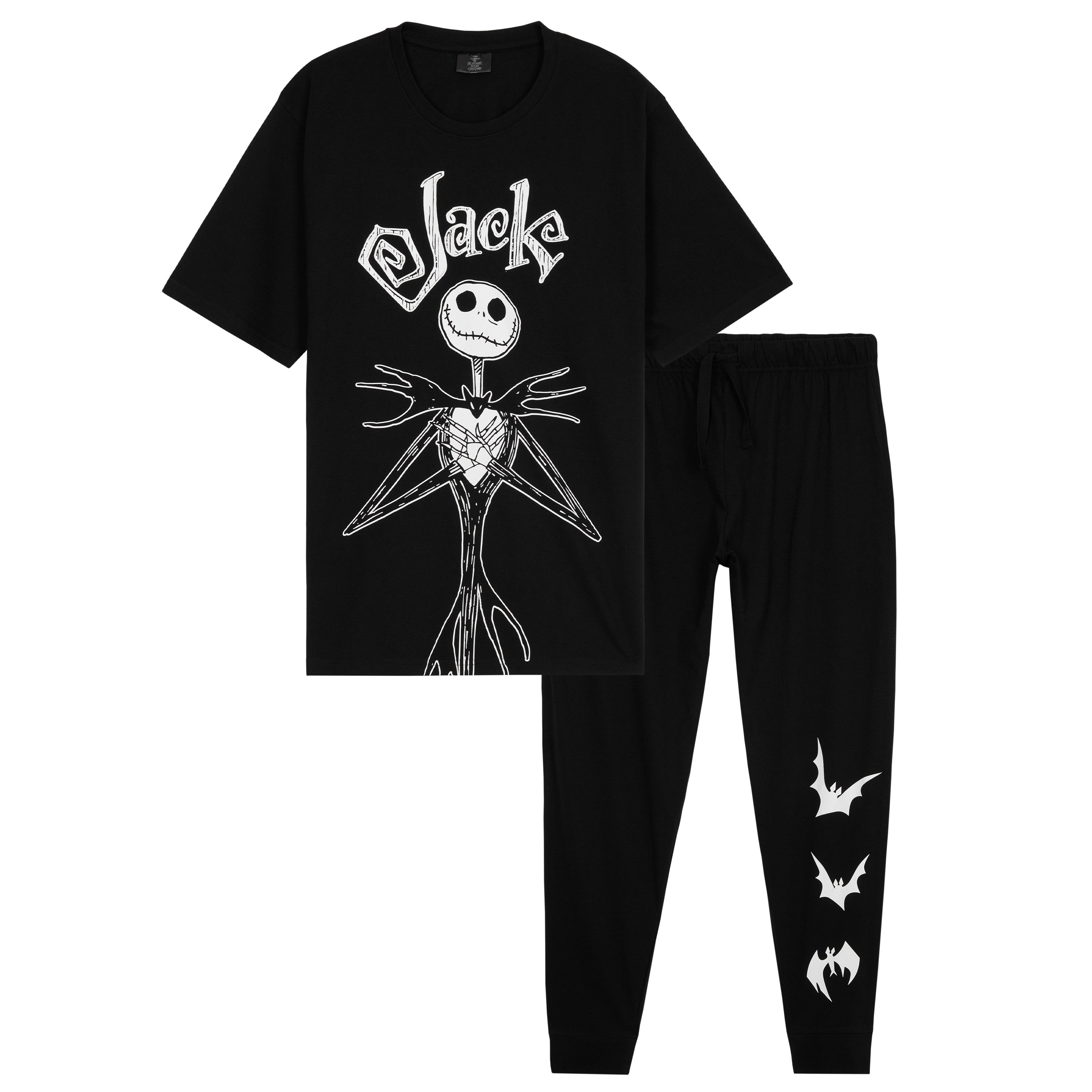 disney-pyjama-homme-jack-skellington-coton-ensemble-nuit image 2