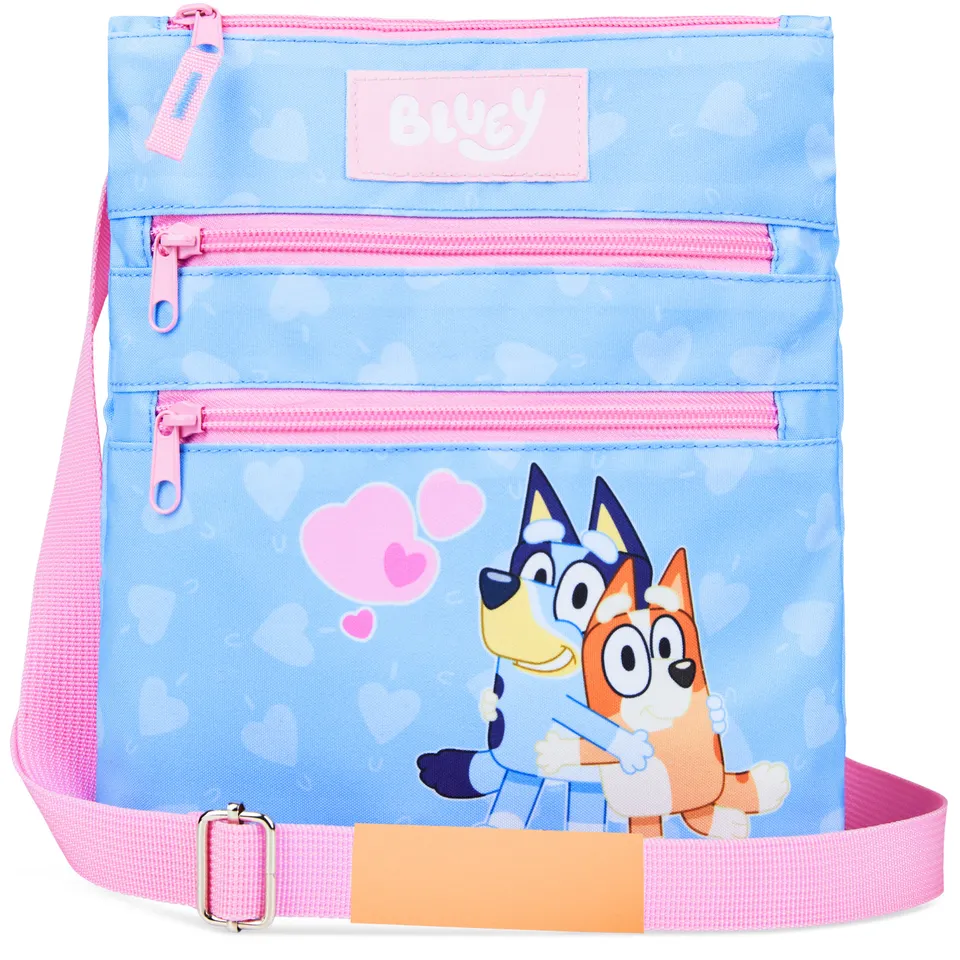 bluey-sac-bandouli-re-fille-3-poches-sangle-r-glable image 1