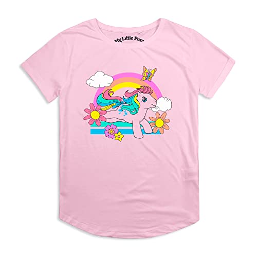 my-little-pony-leaping-rainbow-t-shirt-femme-rose-clair image 7