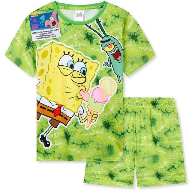 bob-l-ponge-pyjama-gar-on-short-t-7-8-ans image 1