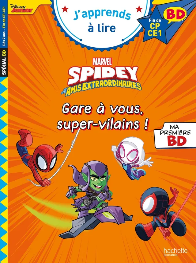 spidey-et-ses-amis-gare-vous-super-vilains-bd-fin-cp-ce1 image 1