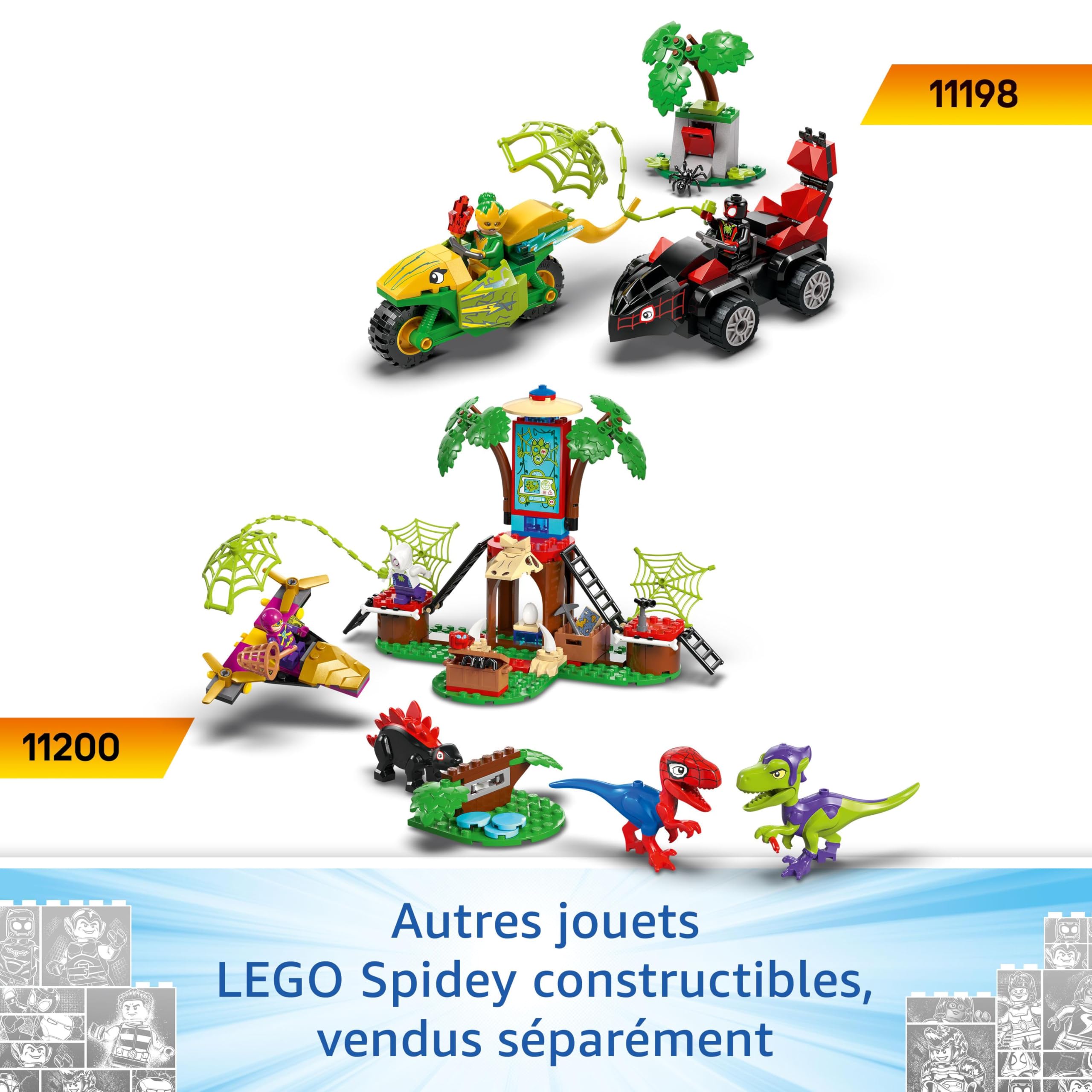 lego-marvel-11199-jeu-dino-v-hicule-spidey-136-pi-ces-4-ans image 7