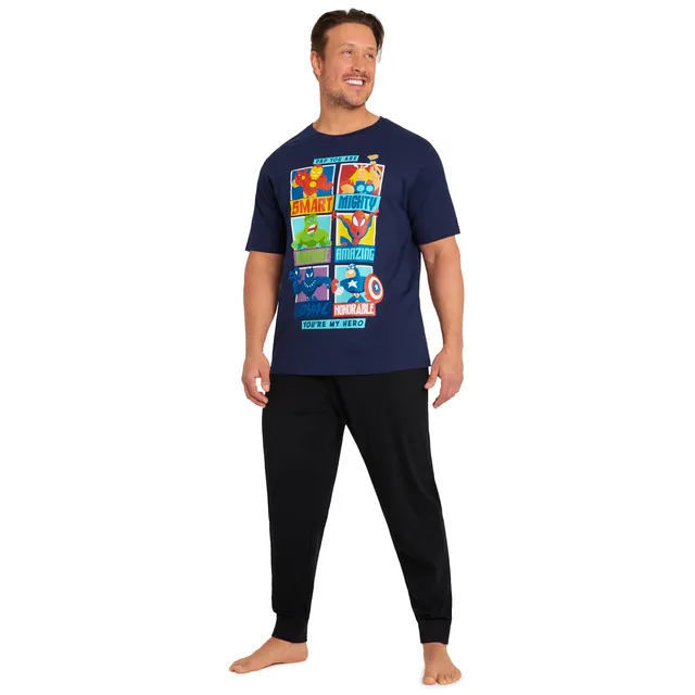 marvel-pyjama-homme-coton-2-pi-ces-t-shirt-pantalon image 1