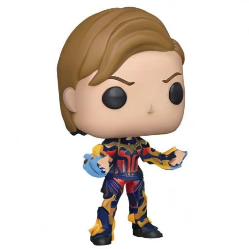 funko-pop-endgame-captain-marvel-cheveux-courts-figurine-9-cm image 3