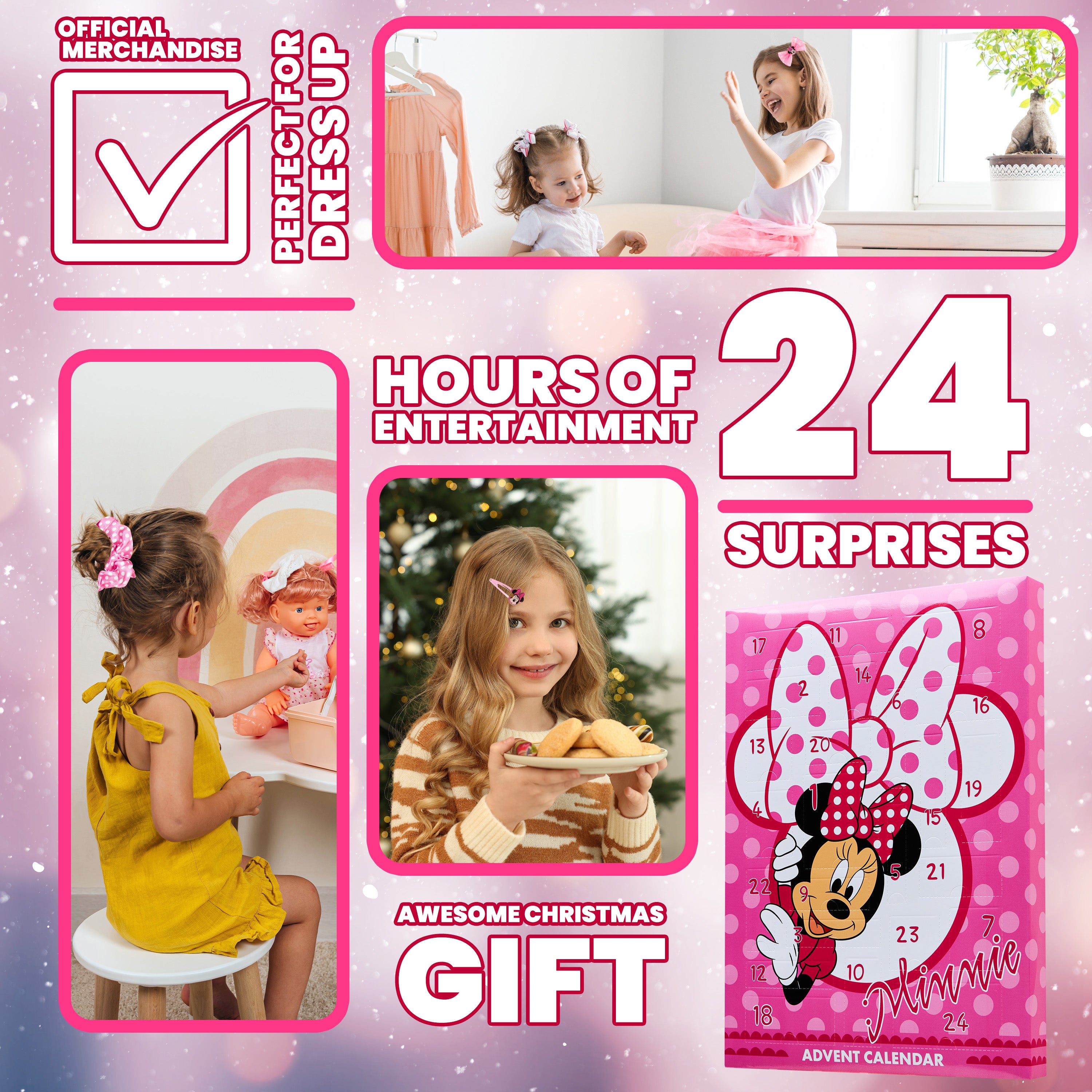 disney-minnie-calendrier-de-l-avent-fille-accessoires-cheveux image 3