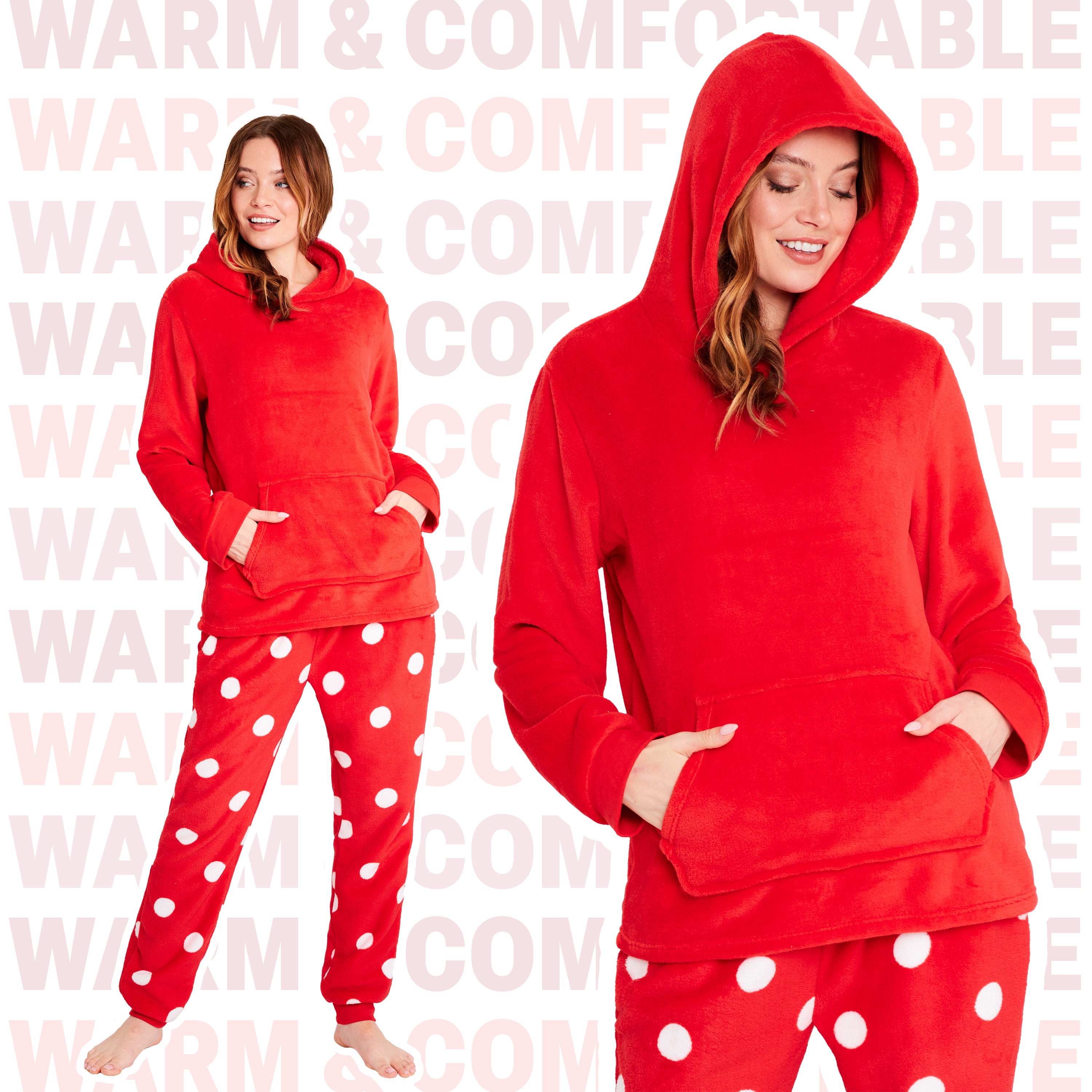 citycomfort-pyjama-polaire-femme-capuche-2-pi-ces-doux image 4
