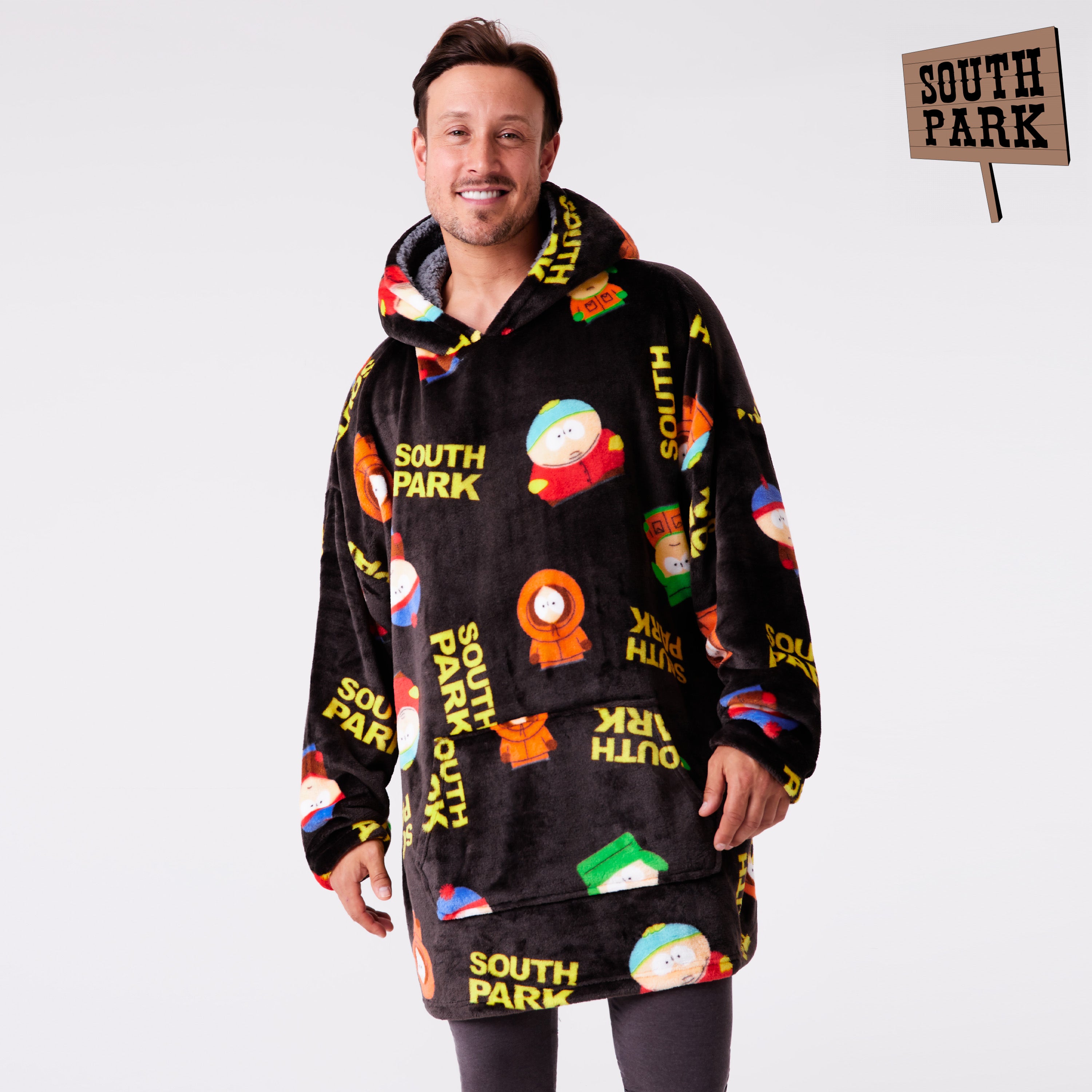 get-trend-south-park-sweat-plaid-capuche-polaire-homme image 5
