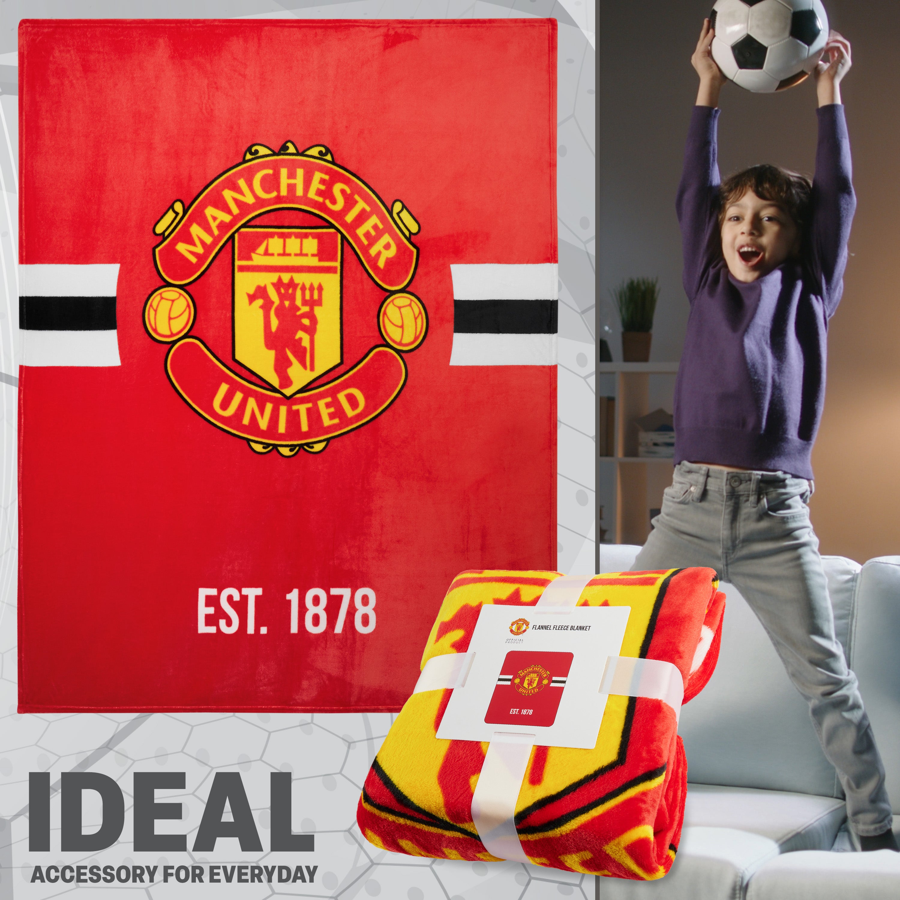 get-trend-manchester-united-plaid-polaire-125x150-supporter image 5