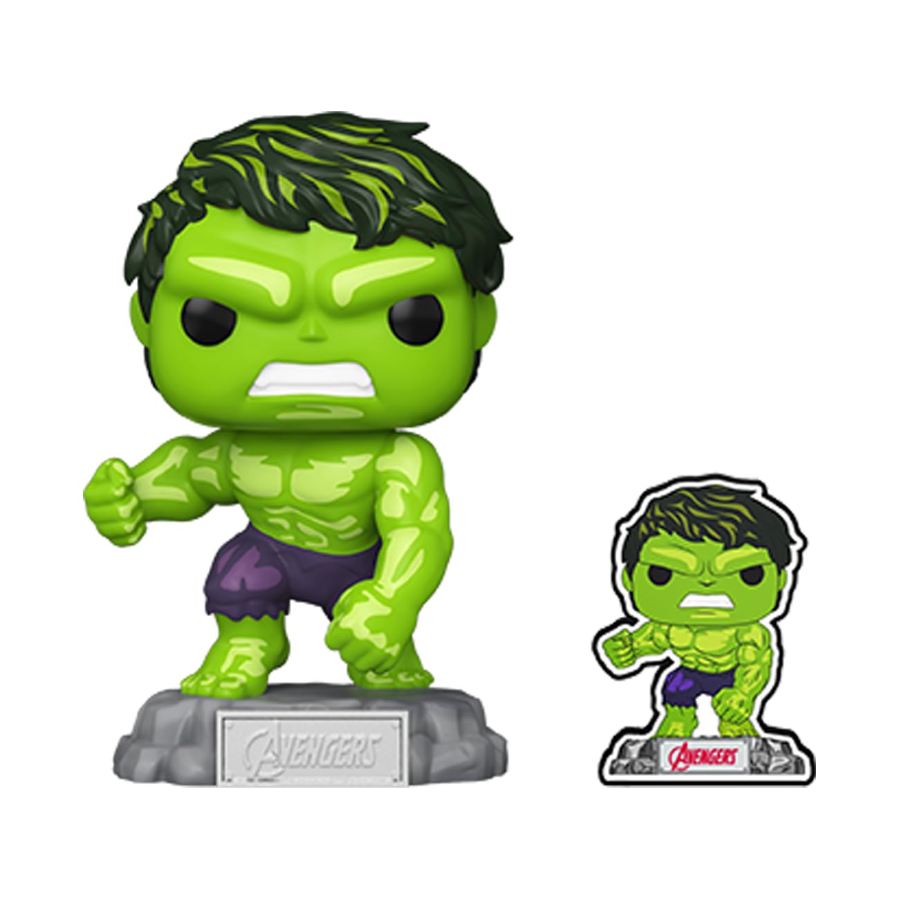 funko-pop-marvel-comics-hulk-pin-figurine-vinyle-a60 image 2