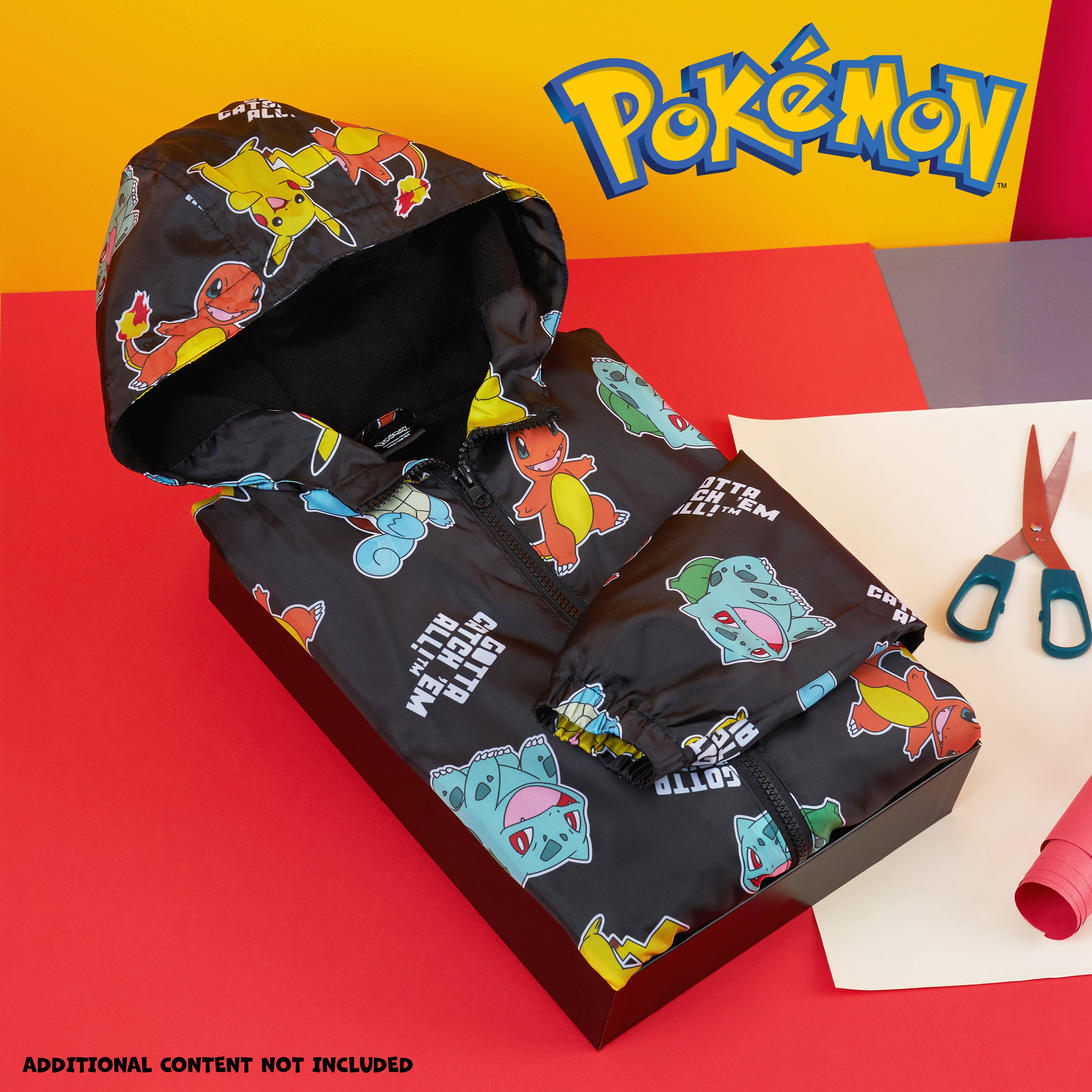 pokemon-veste-pluie-enfant-polaire-4-14-ans-pikachu image 2