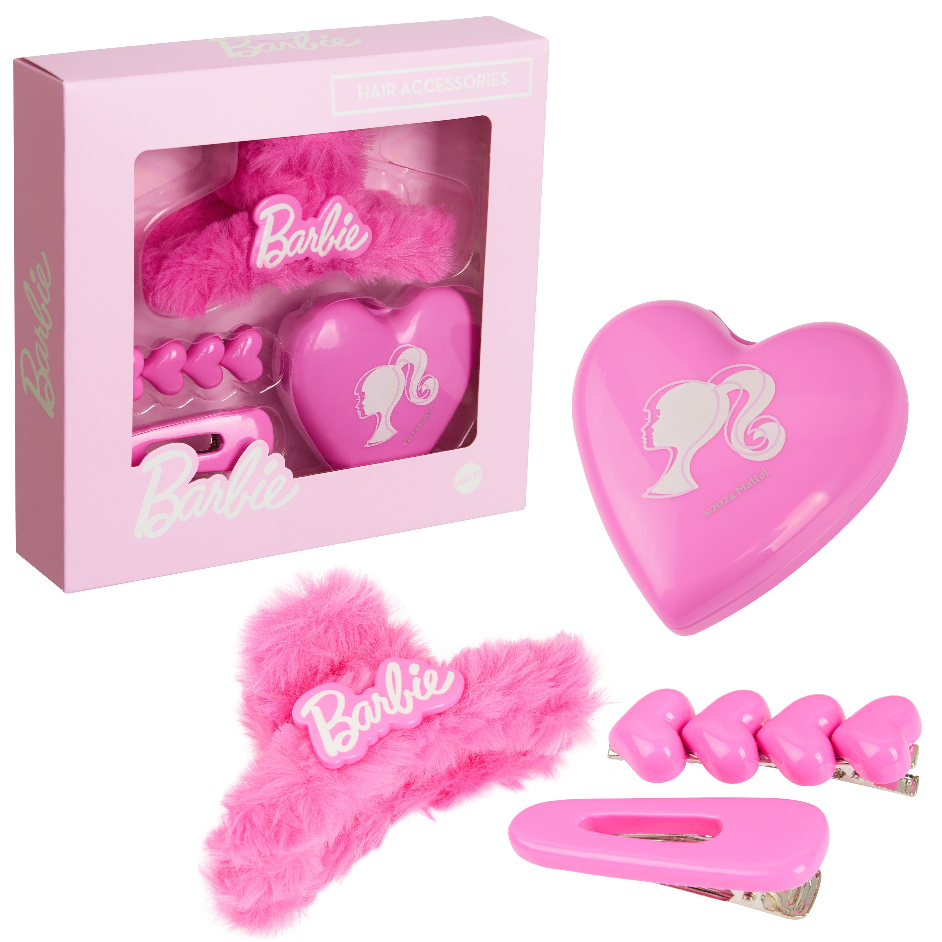 barbie-girls-set-coiffure-pince-crabe-brosse-miroir image 1