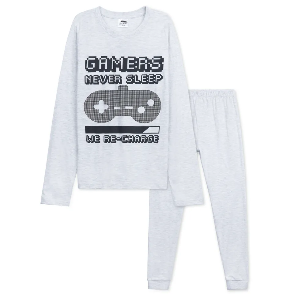 citycomfort-pyjama-gar-on-long-gaming-9-10-ans-coton image 1