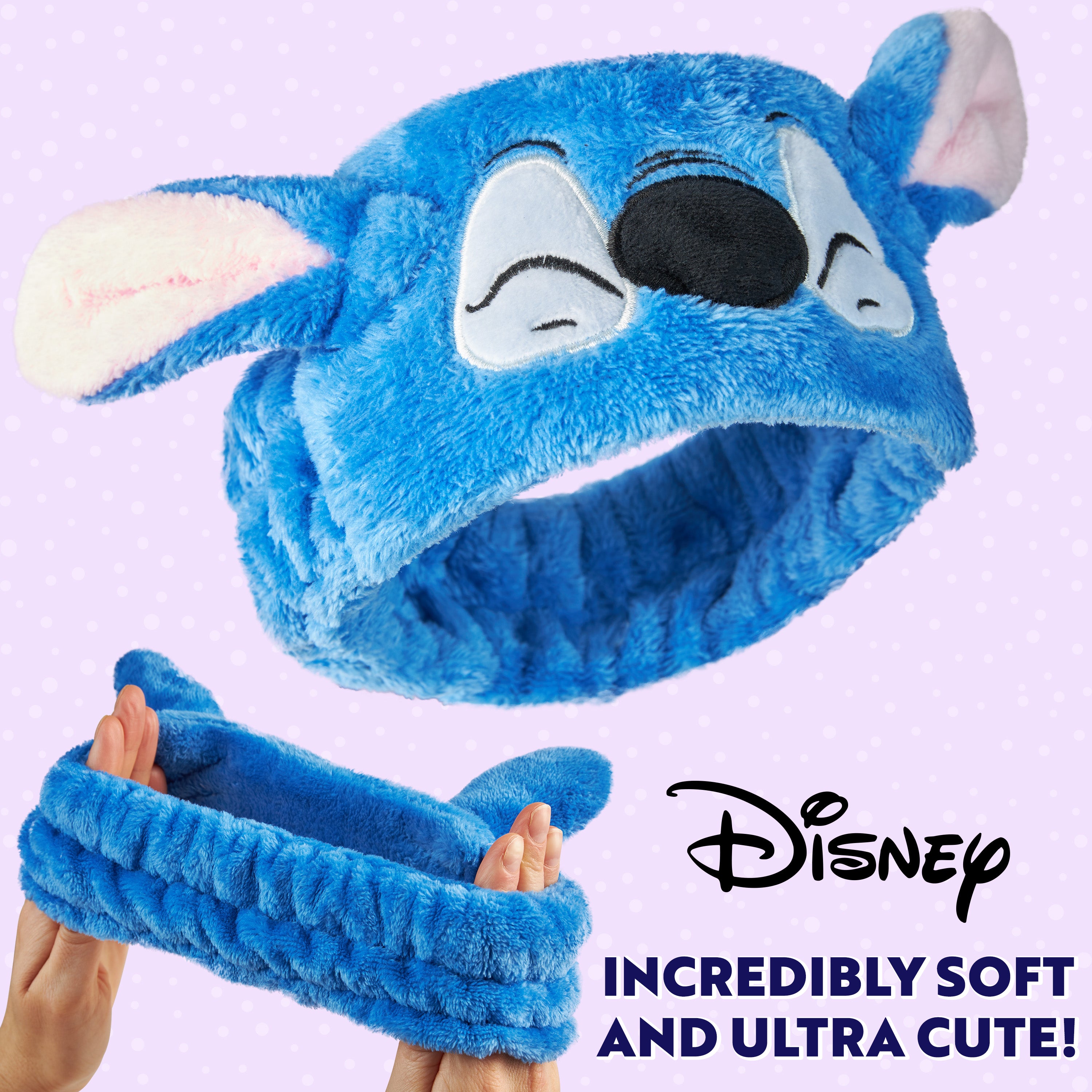 disney-stitch-set-pinceaux-maquillage-bleu-avec-bandeau-2 image 3