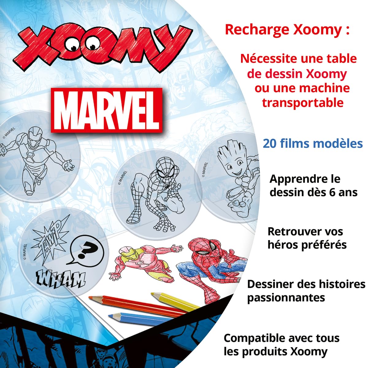 ravensburger-xoomy-marvel-avengers-recharge-dessin-20-films-d-s-6-ans image 7