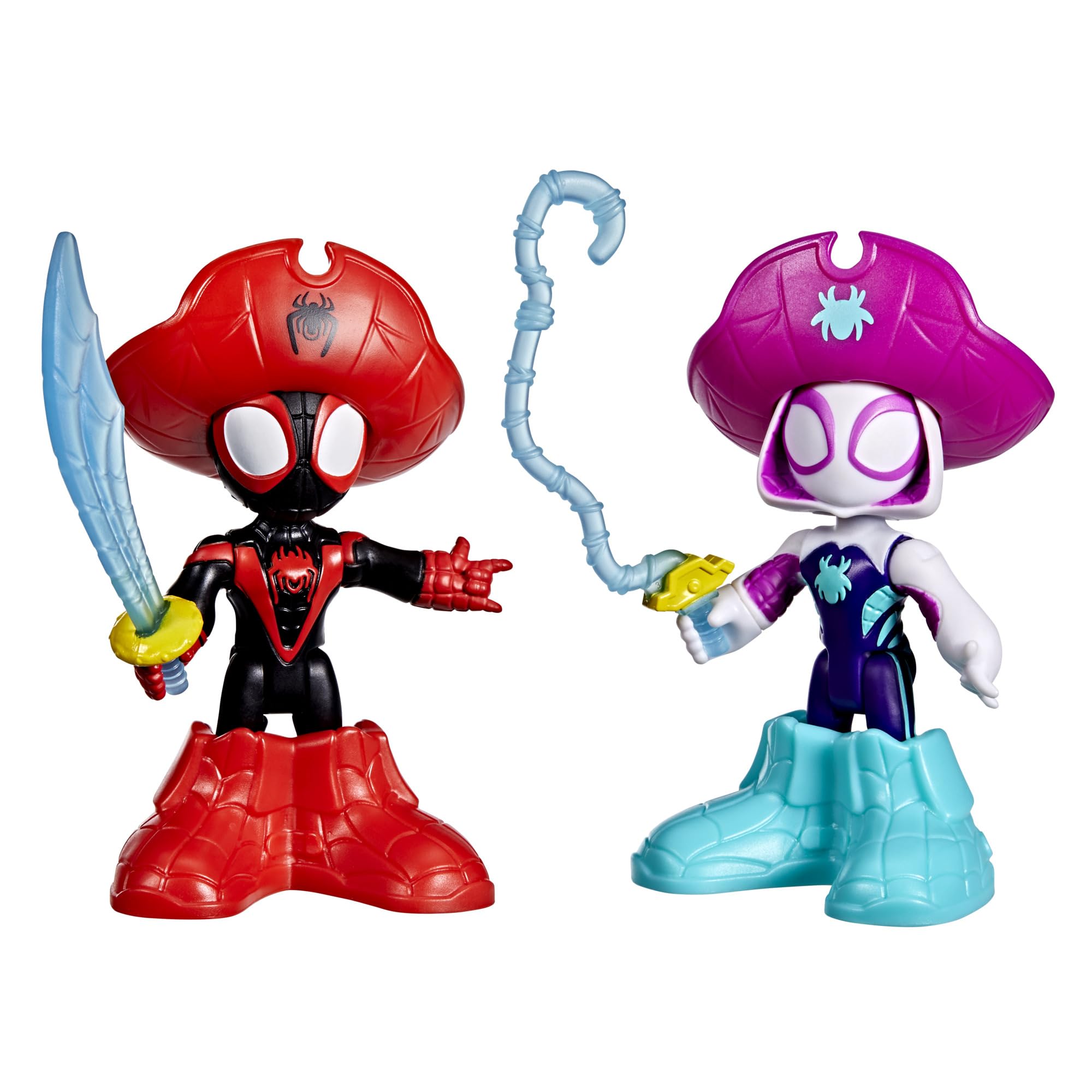 marvel-spidey-pirate-pack-figurines-7-5-cm-miles-morales-ghost-spider image 8