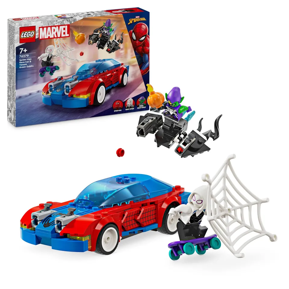 lego-marvel-76279-voiture-spider-man-vs-bouffon-vert-7-ans image 1