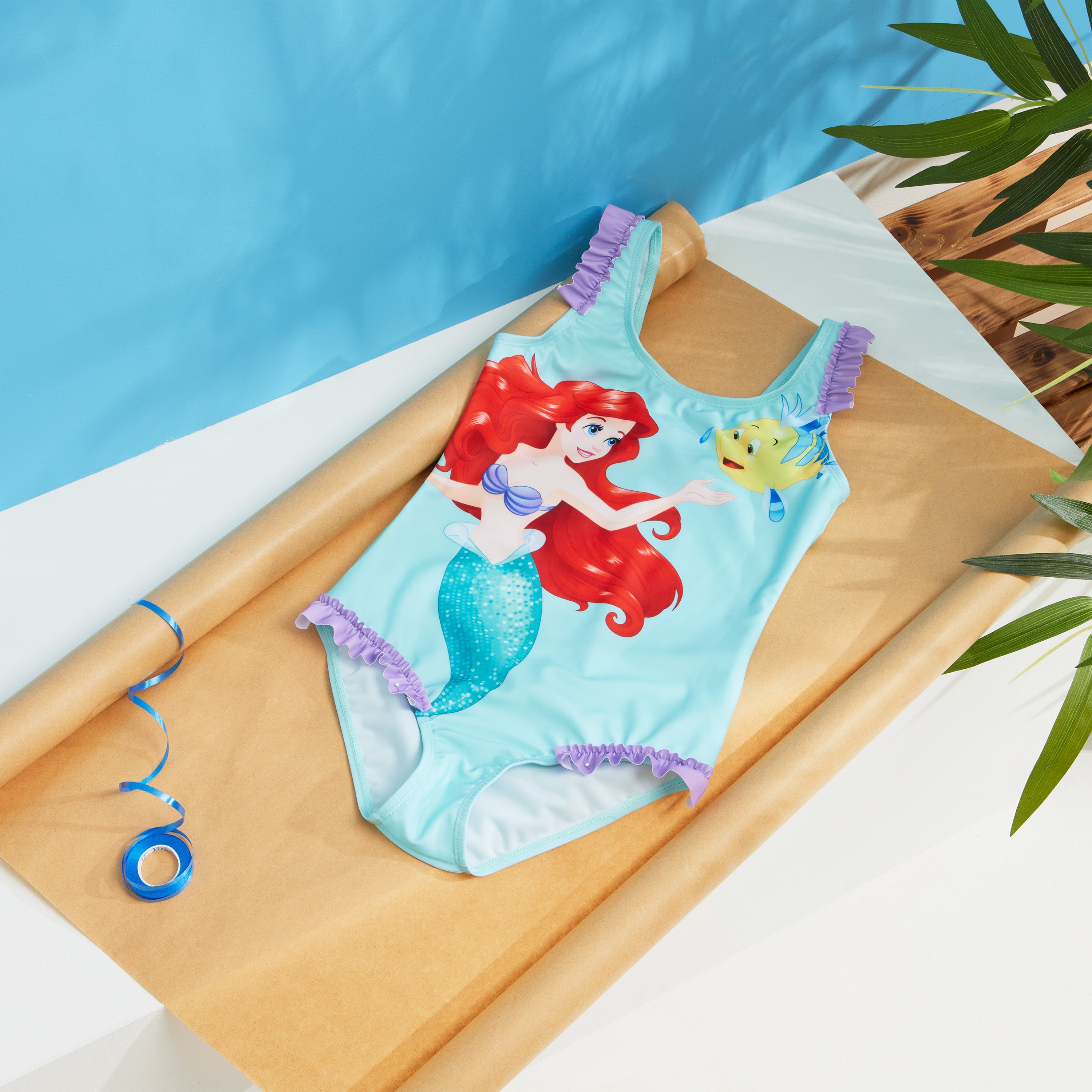 disney-stitch-maillot-fille-une-pi-ce-piscine-bleu image 2