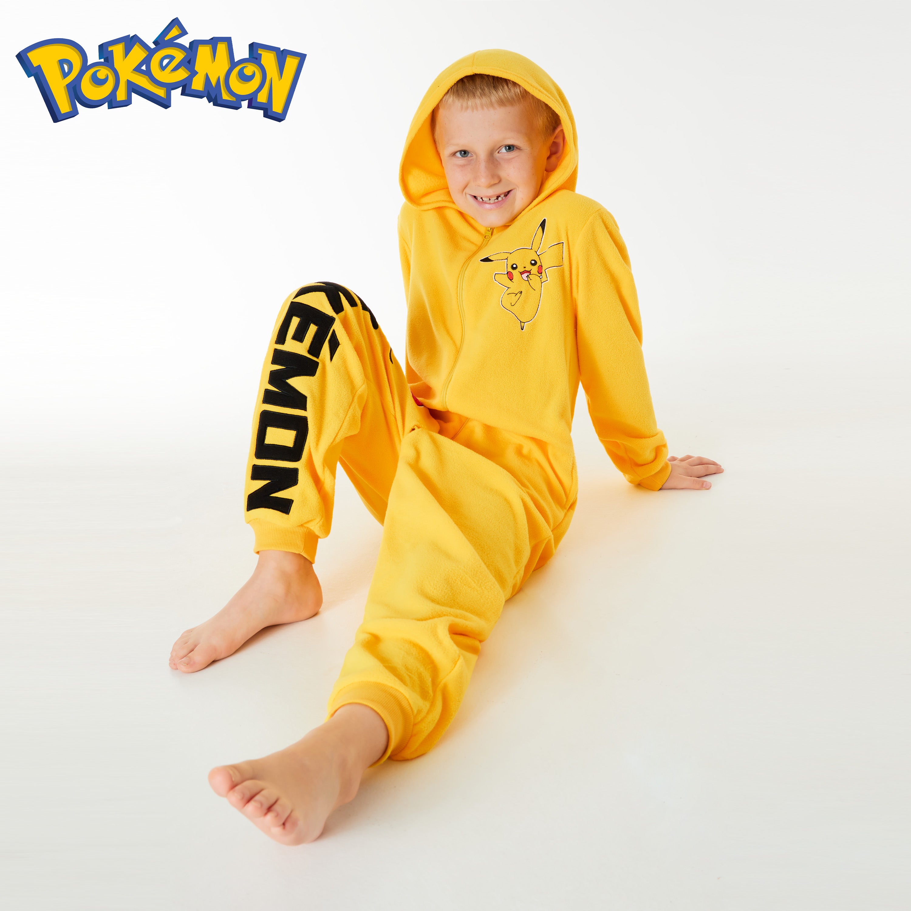 pok-mon-combi-pyjama-gar-on-polaire-capuche-7-8-ans image 4