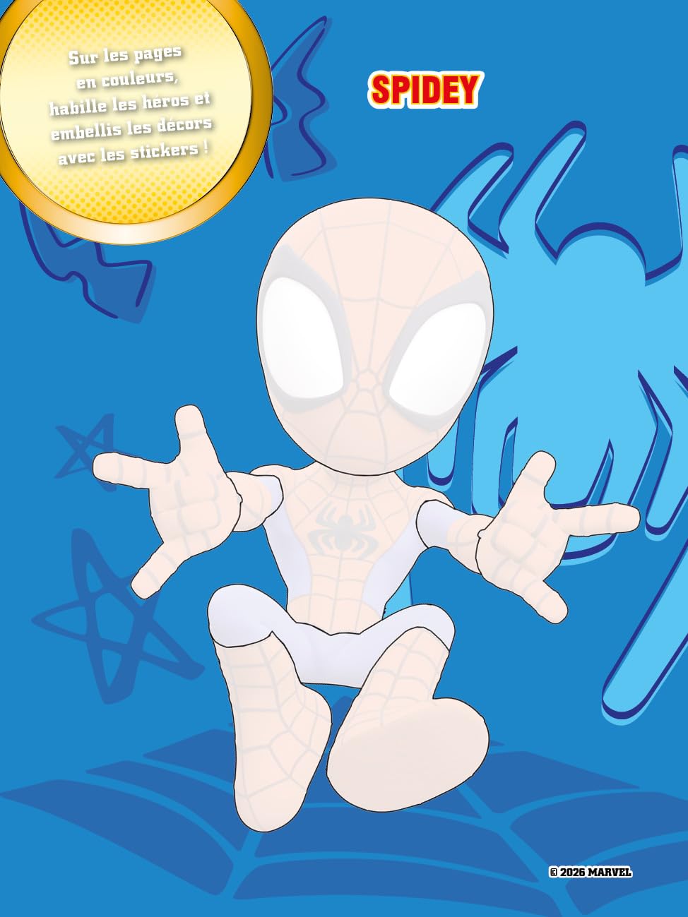 marvel-spidey-colorie-habille-pr-ts-action-5-ans-autocollants image 2