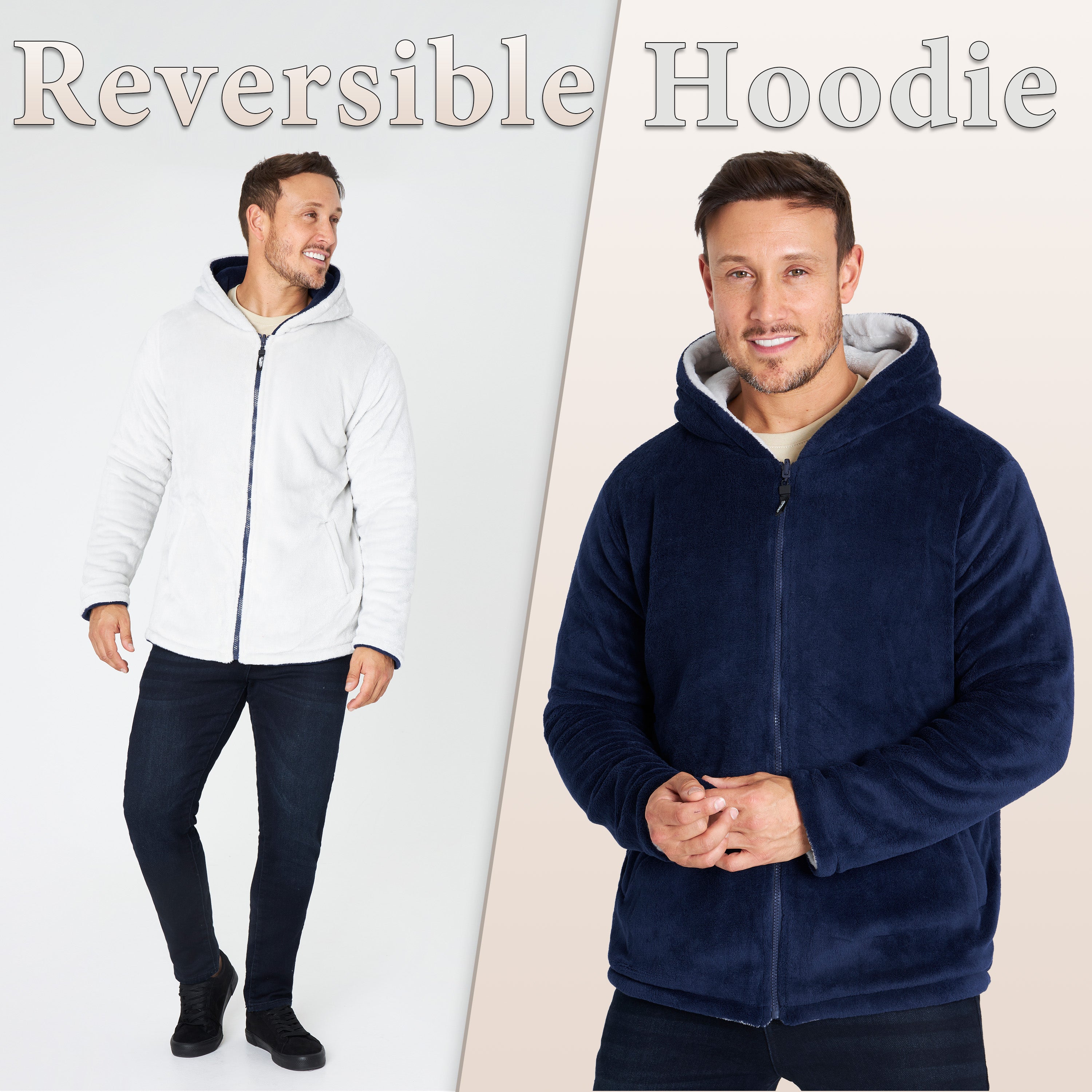 citycomfort-men-sweat-polaire-r-versible-zipp-marine image 6