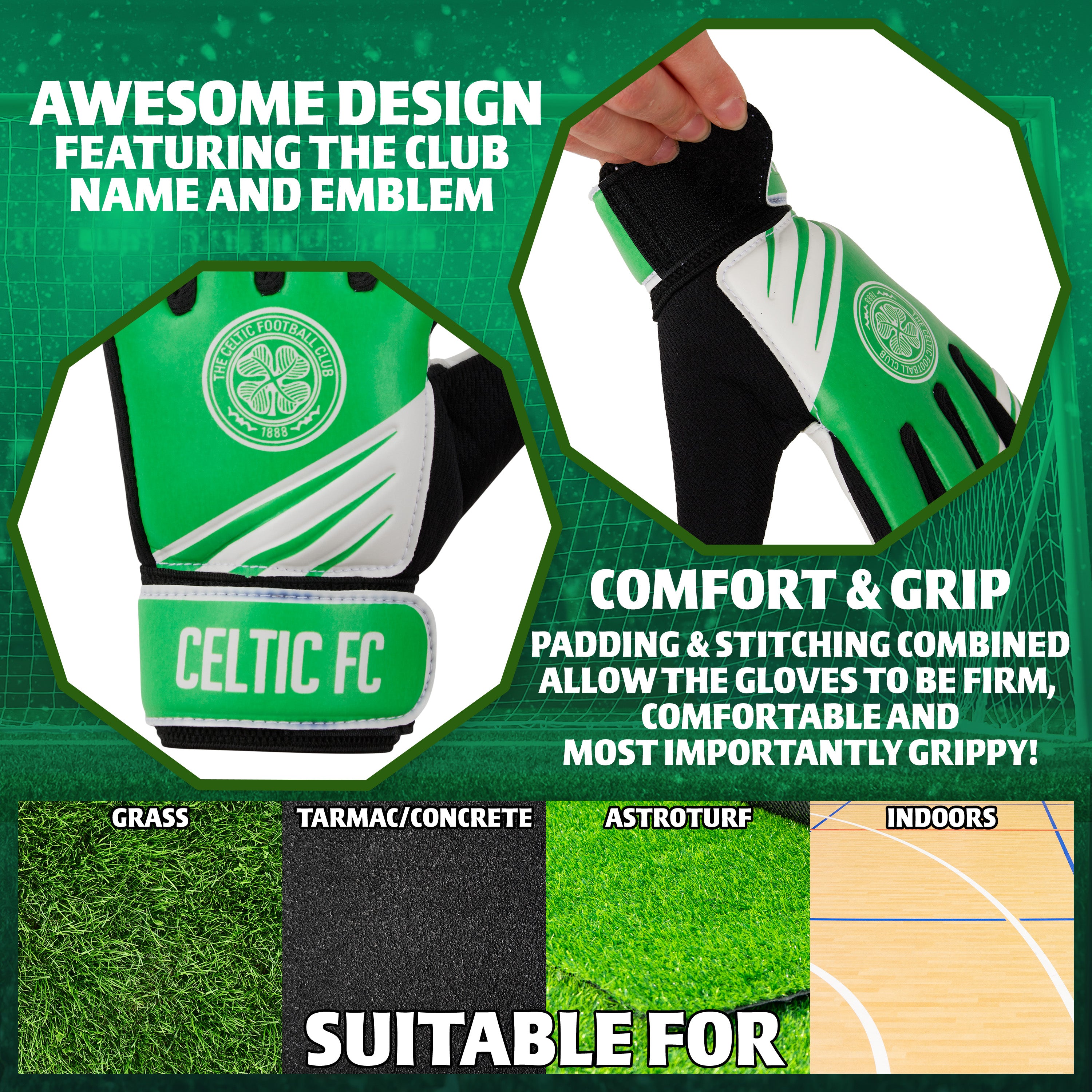 celtic-f-c-gants-gardien-enfant-taille-7-matelass-s image 5