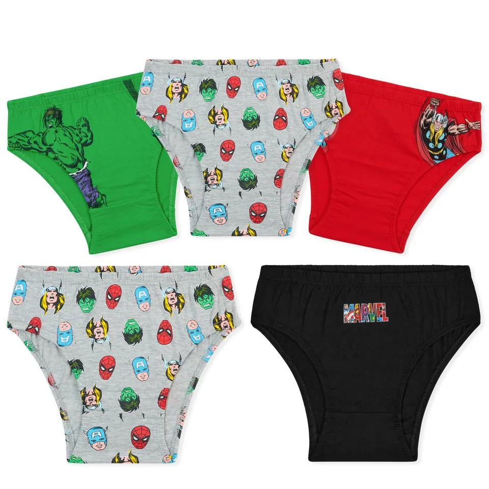 get-trend-boys-marvel-slip-gar-on-coton-lot-5-5-6-ans image 1